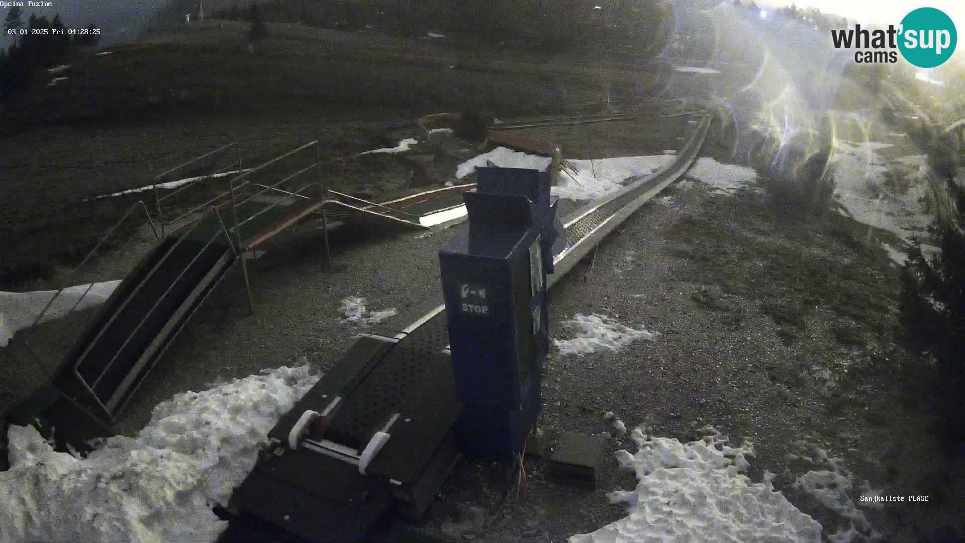 Webcam en direct Piste de luge de Fužine – Croatie