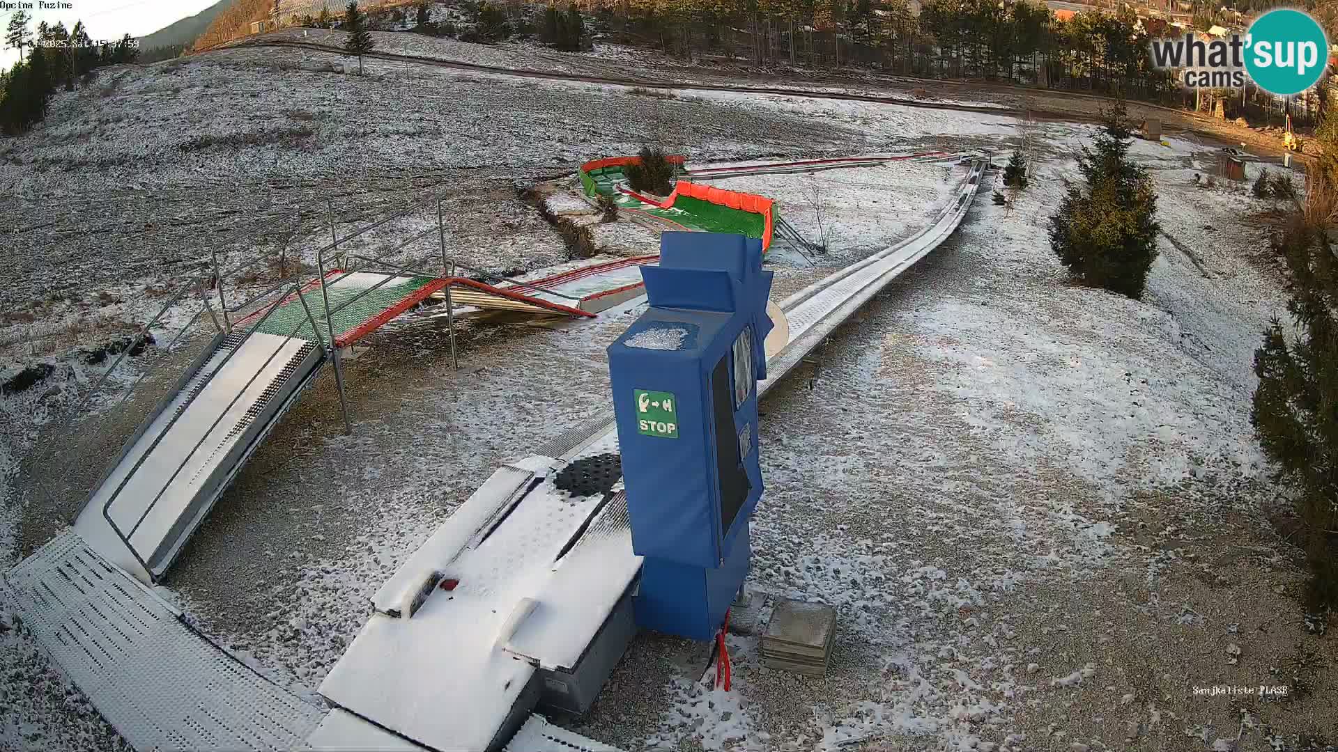 Live webcam Fužine toboggan run – Croatia