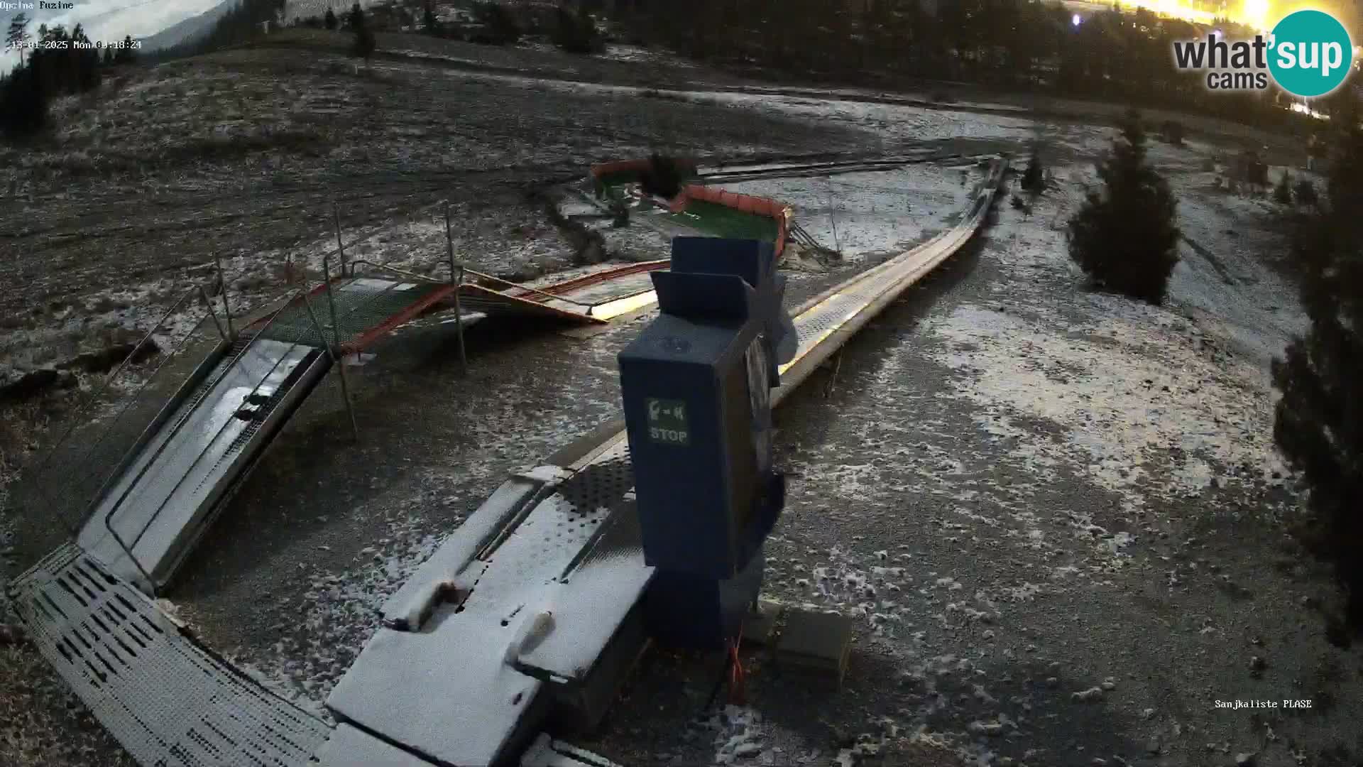 Webcam en direct Piste de luge de Fužine – Croatie