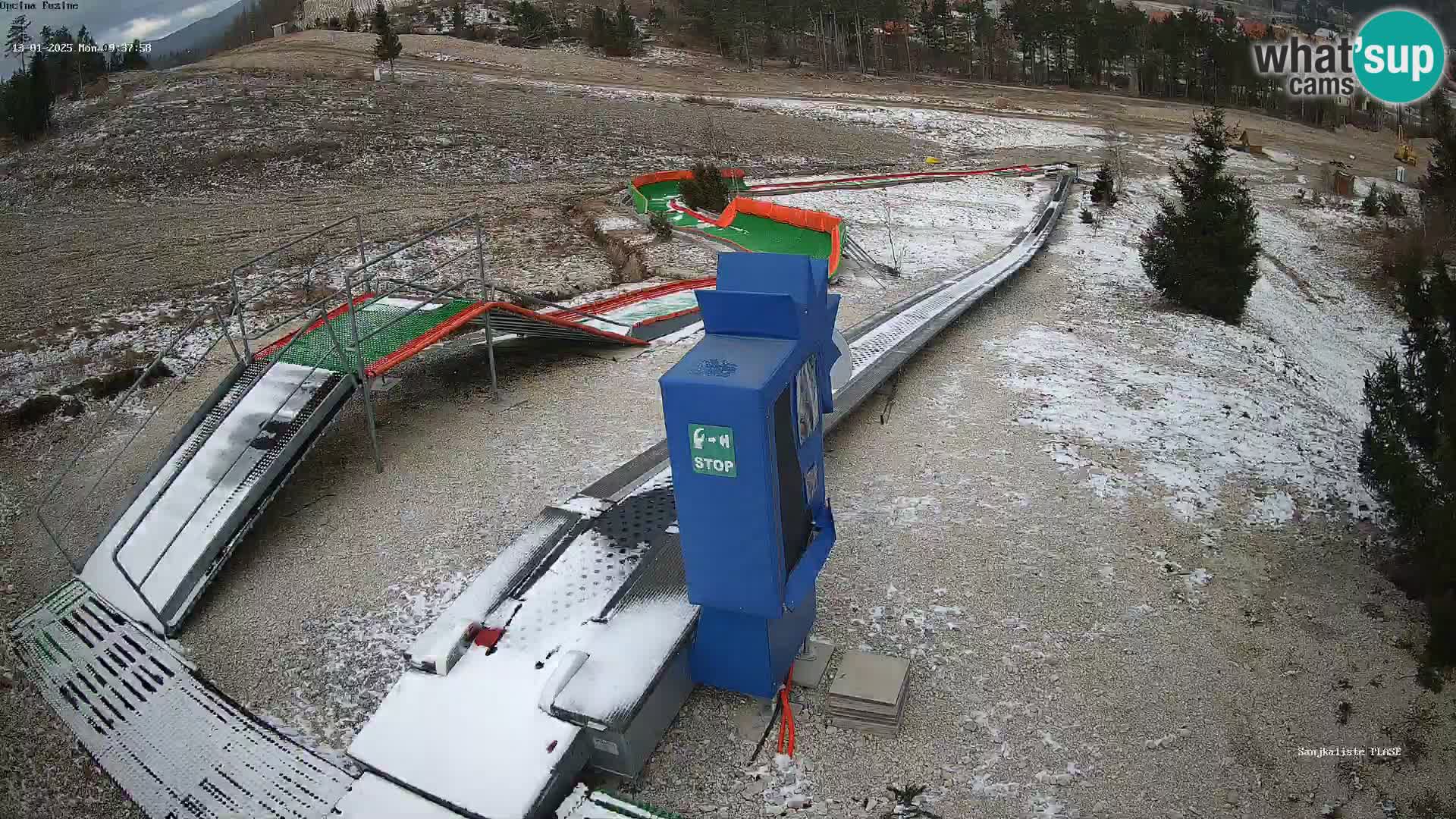 Live webcam Fužine toboggan run – Croatia