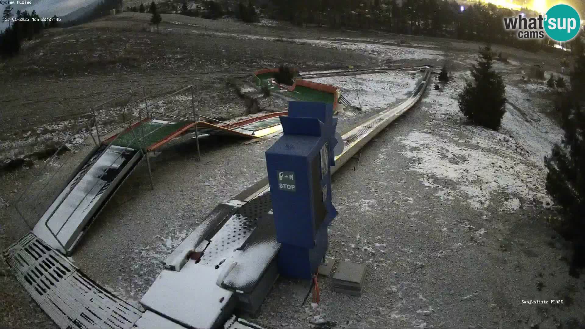 Live webcam Fužine toboggan run – Croatia