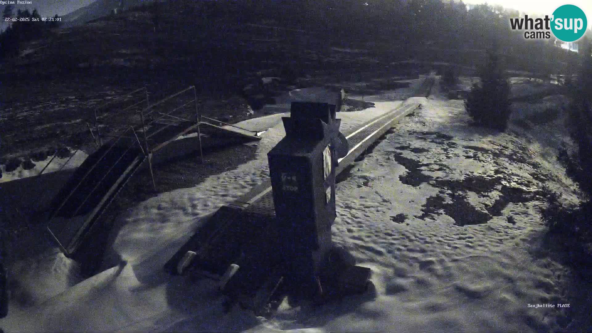 Webcam en direct Piste de luge de Fužine – Croatie