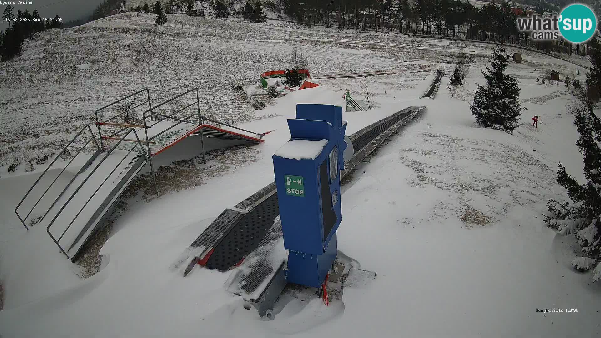 Webcam en direct Piste de luge de Fužine – Croatie