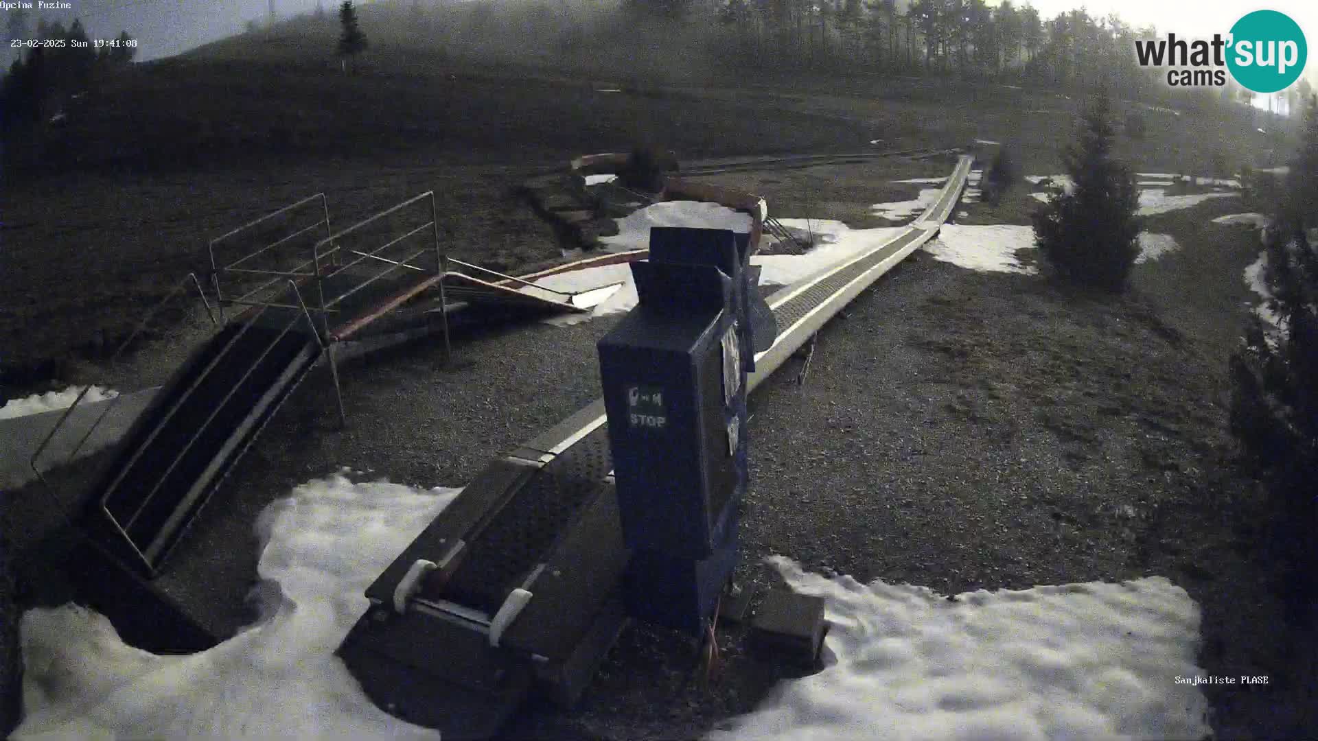 Webcam en direct Piste de luge de Fužine – Croatie