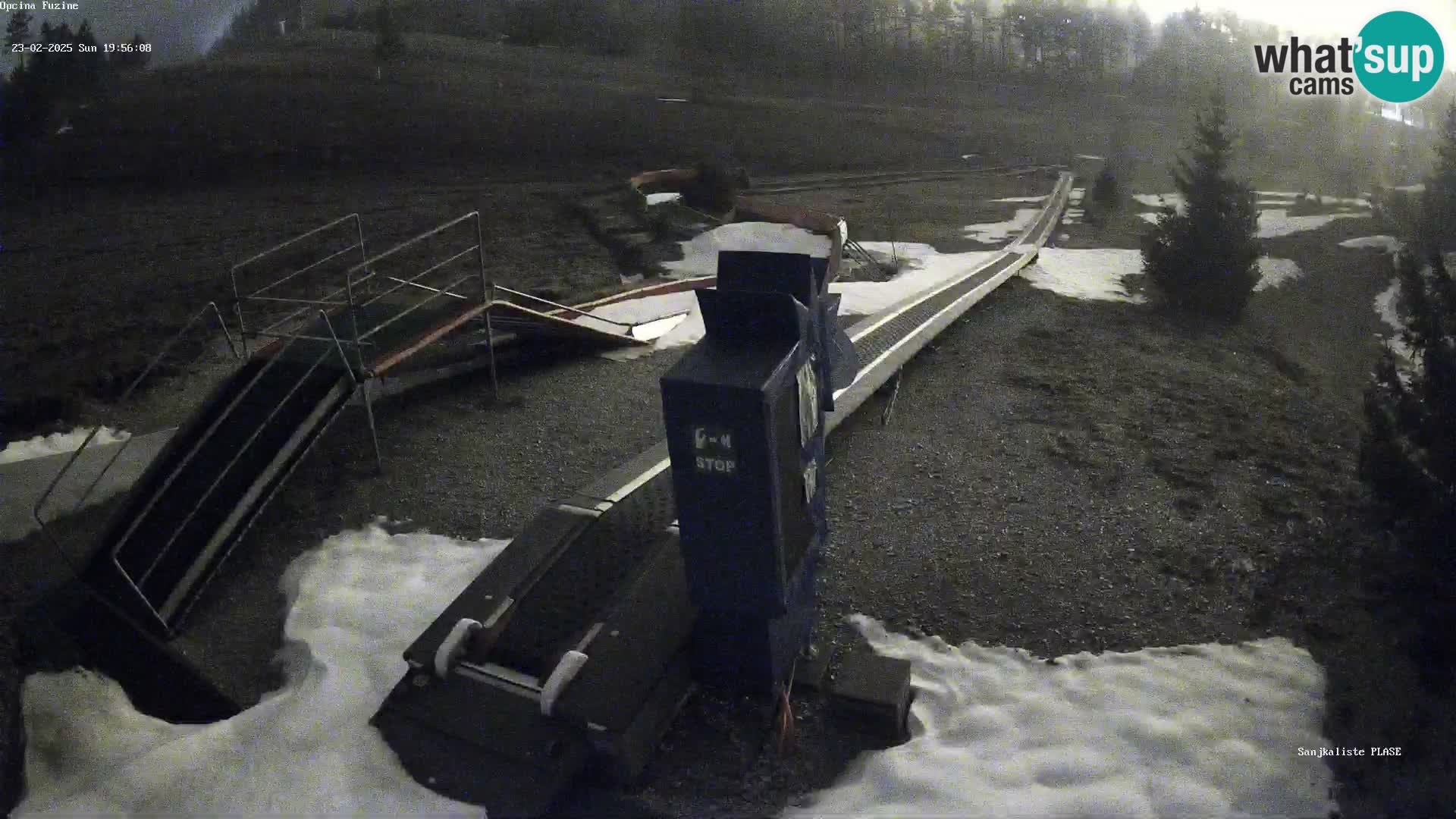 Webcam en direct Piste de luge de Fužine – Croatie