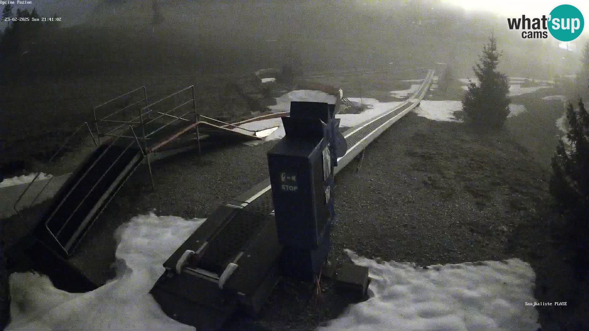 Webcam en direct Piste de luge de Fužine – Croatie