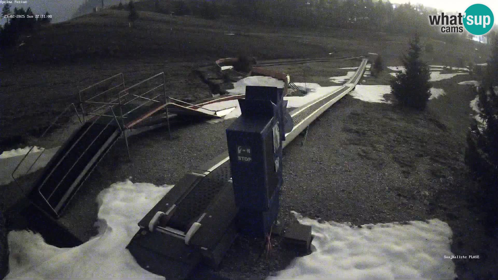 Live webcam Pista da slittino Fužine – Croazia