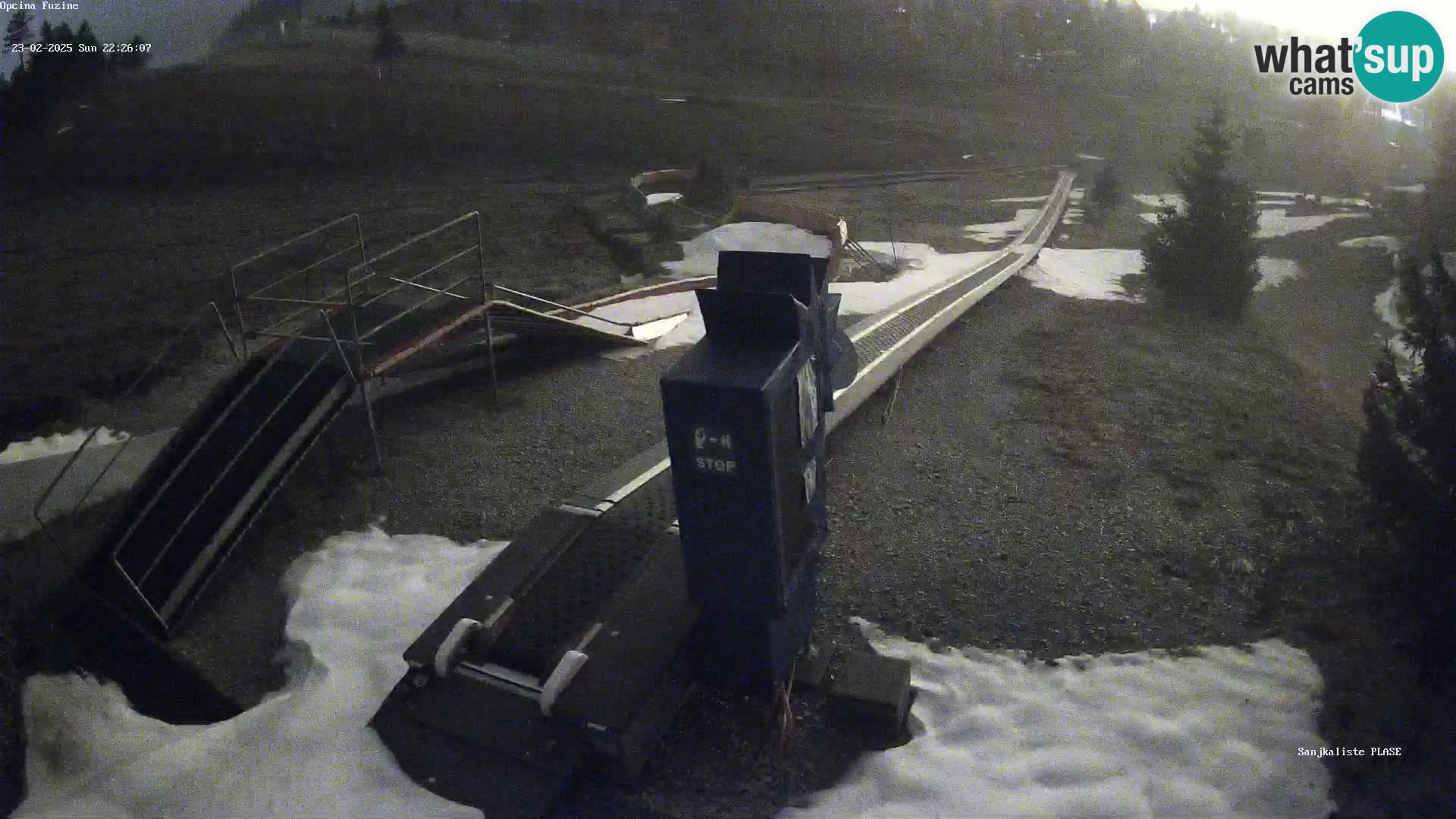 Webcam en direct Piste de luge de Fužine – Croatie