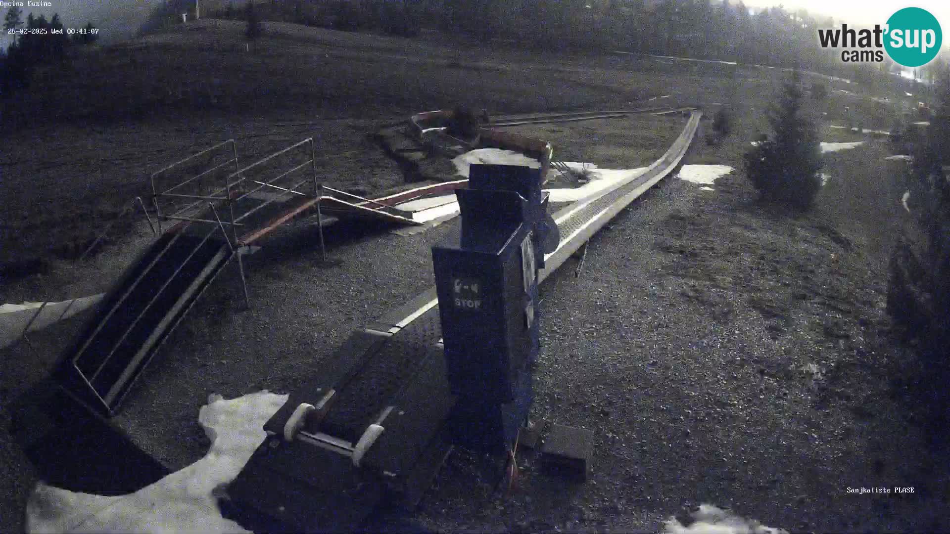 Webcam en direct Piste de luge de Fužine – Croatie