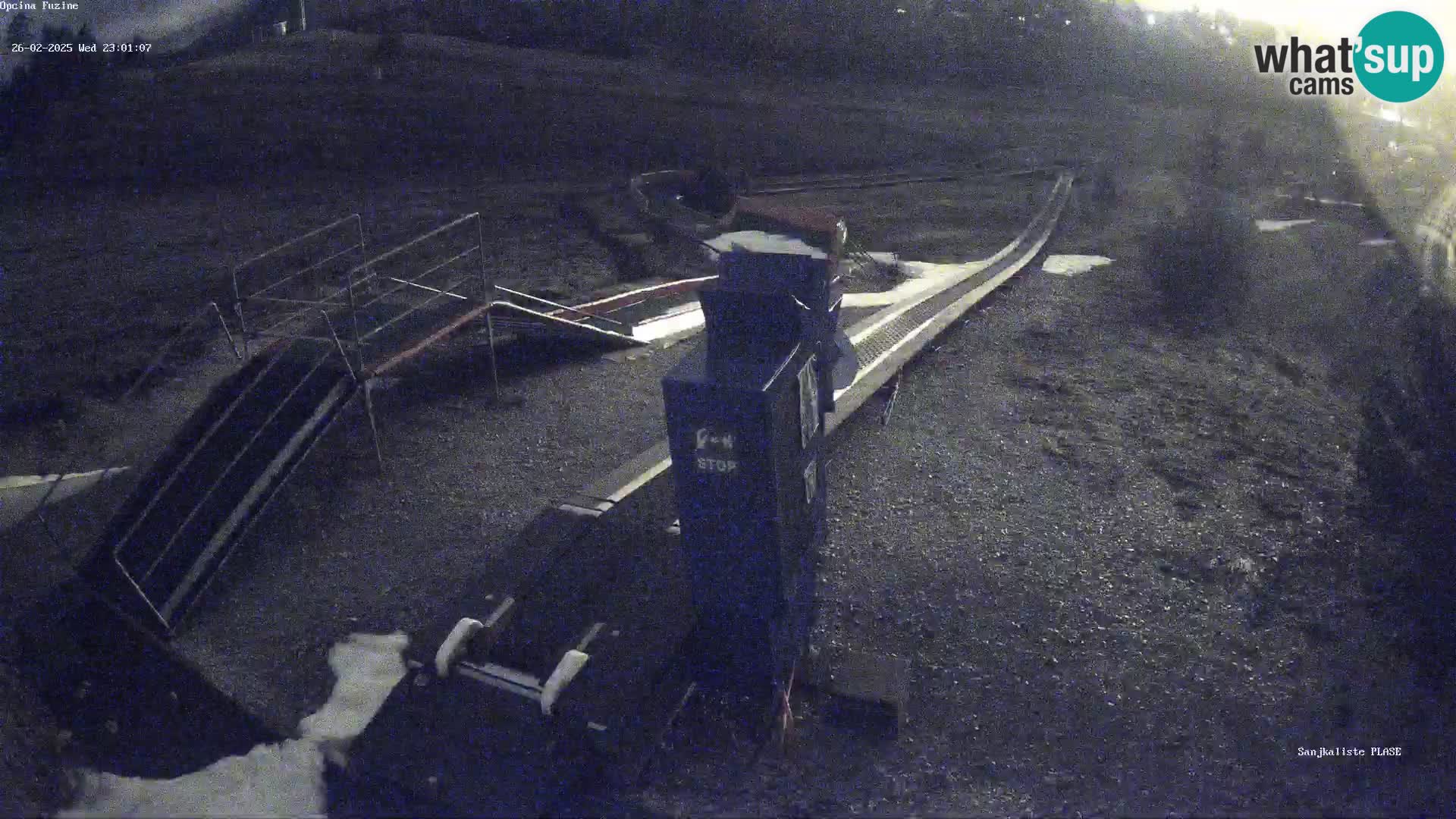 Webcam en direct Piste de luge de Fužine – Croatie