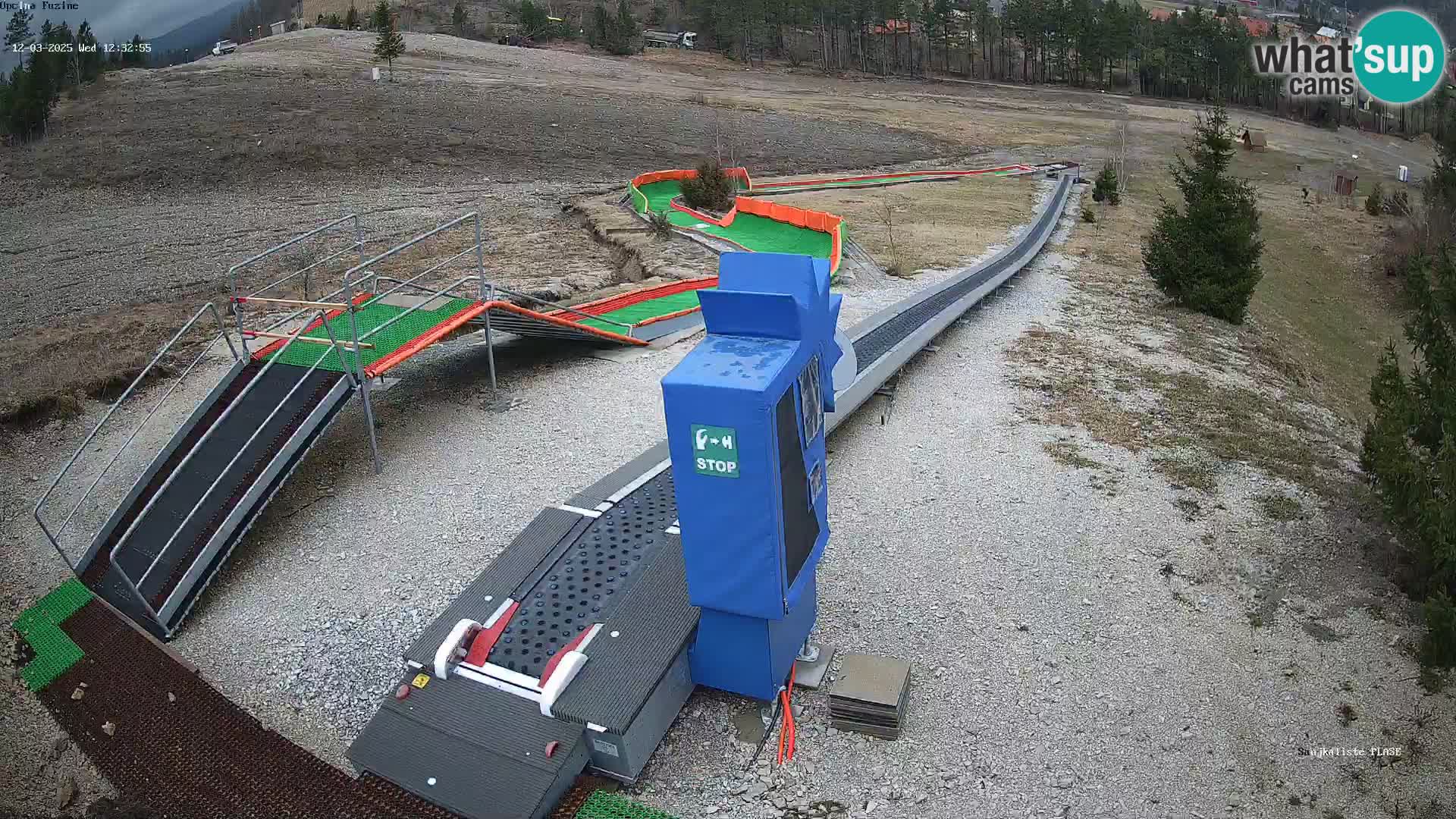 Webcam en direct Piste de luge de Fužine – Croatie