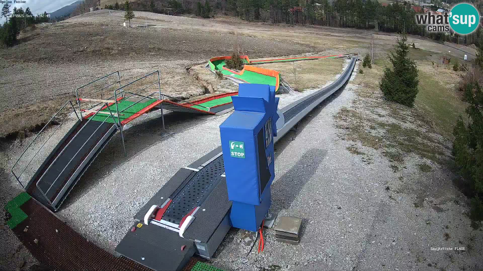 Live webcam Fužine toboggan run – Croatia