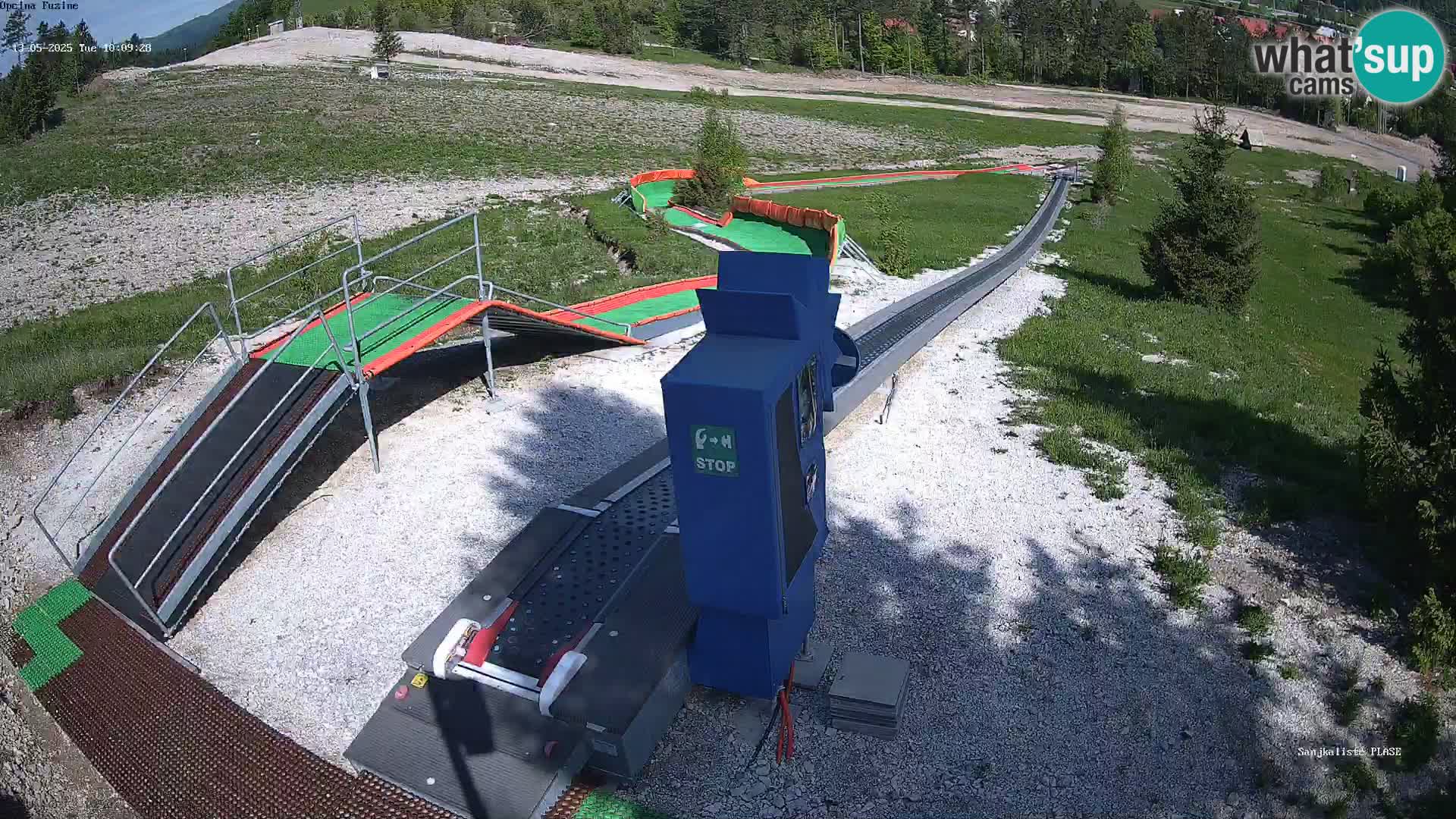 Webcam en vivo Pista de trineo Fužine – Croacia