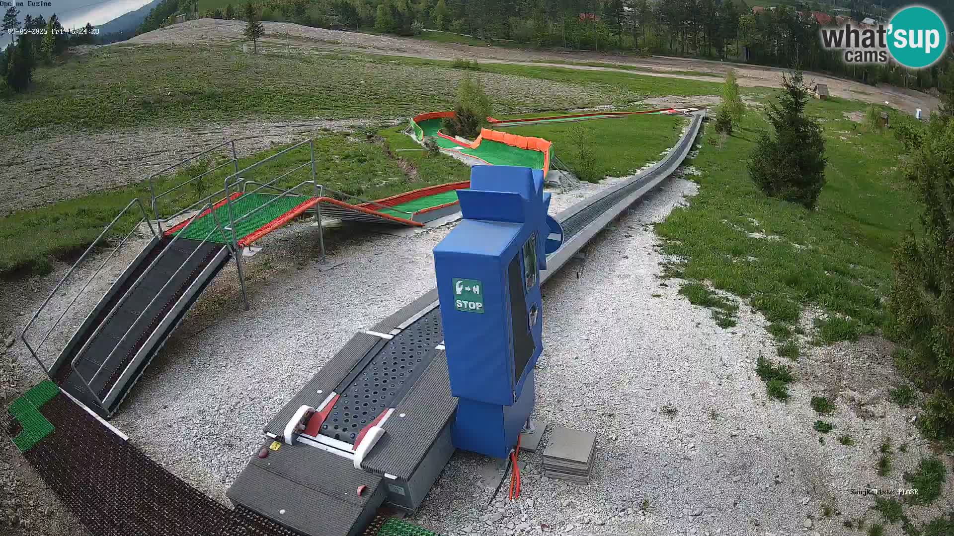 Live webcam Fužine toboggan run – Croatia