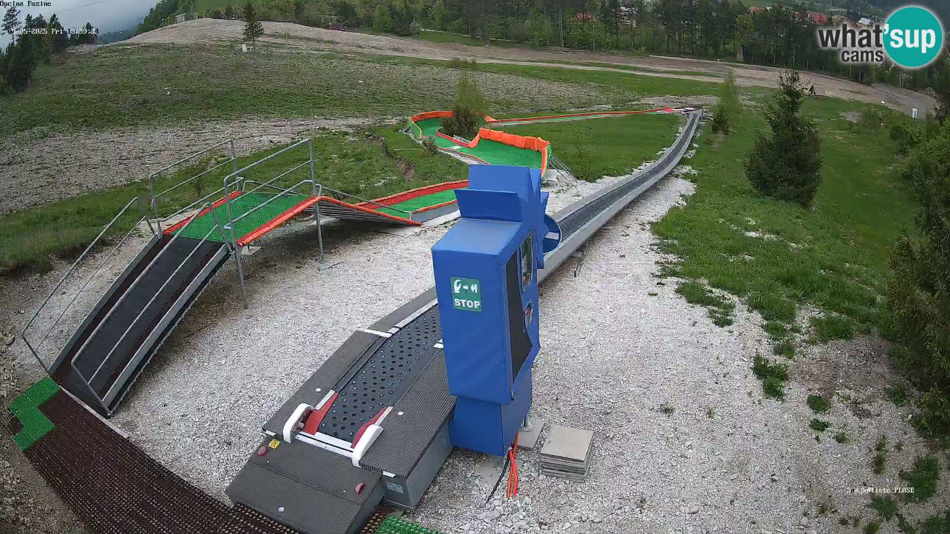 Live webcam Pista da slittino Fužine – Croazia