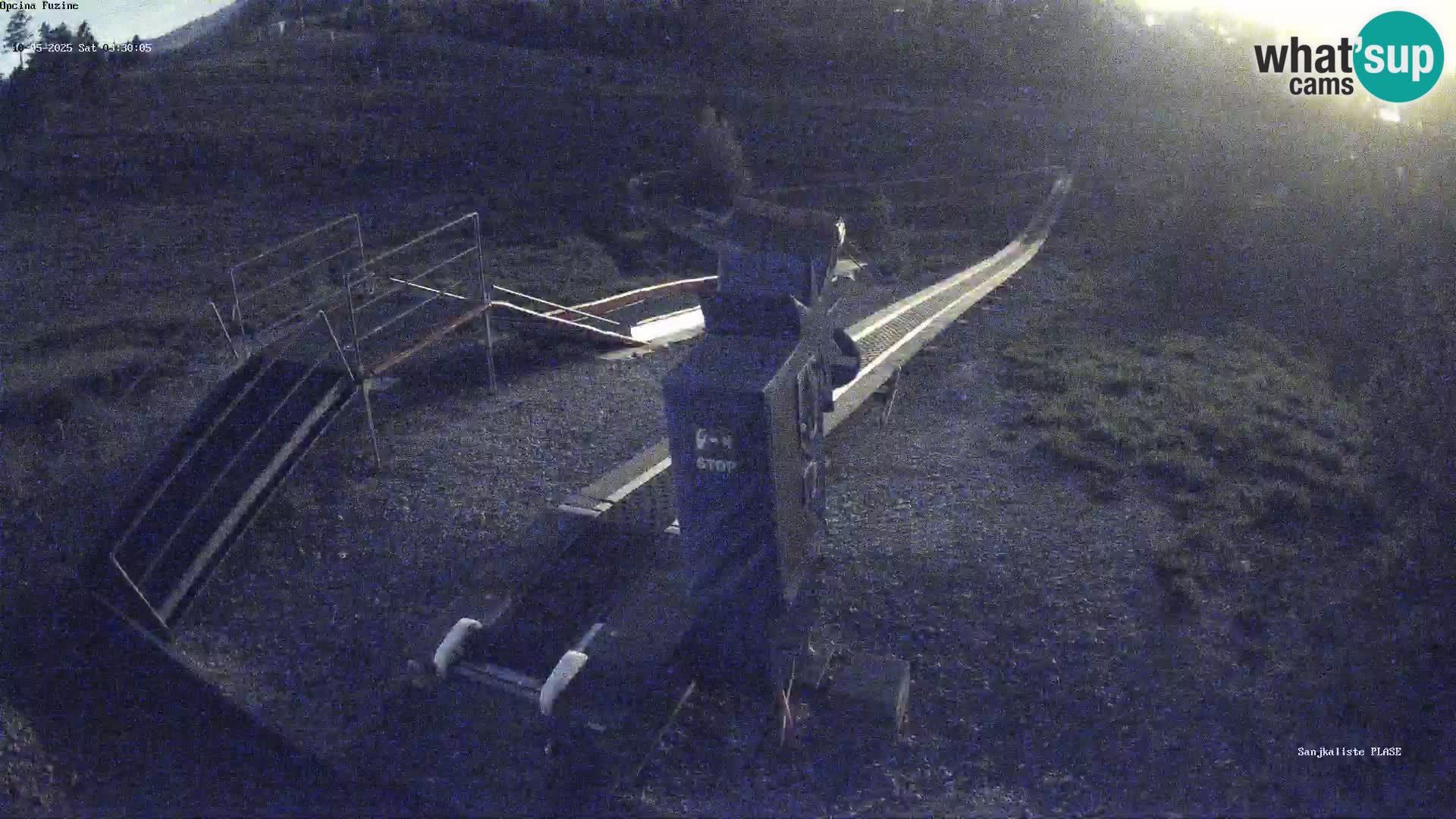 Live webcam Fužine toboggan run – Croatia