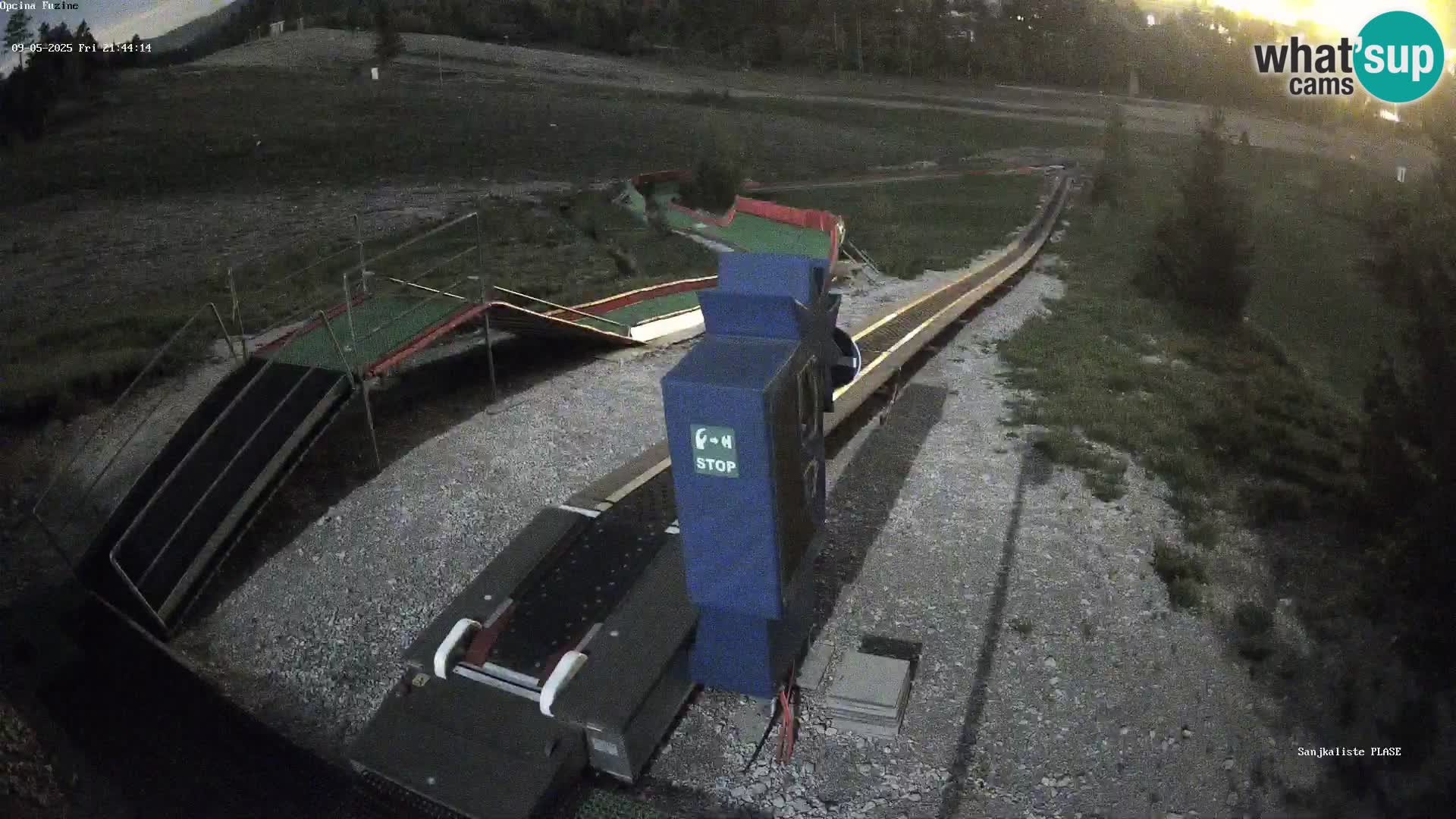 Live webcam Fužine toboggan run – Croatia