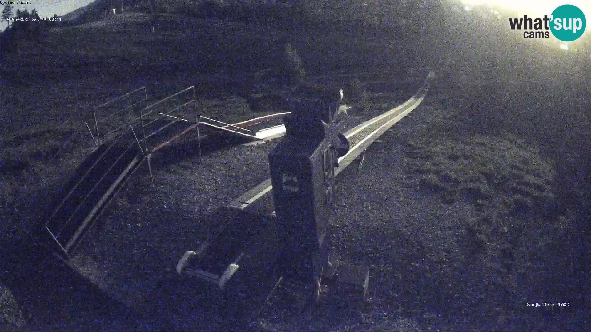 Live webcam Fužine toboggan run – Croatia