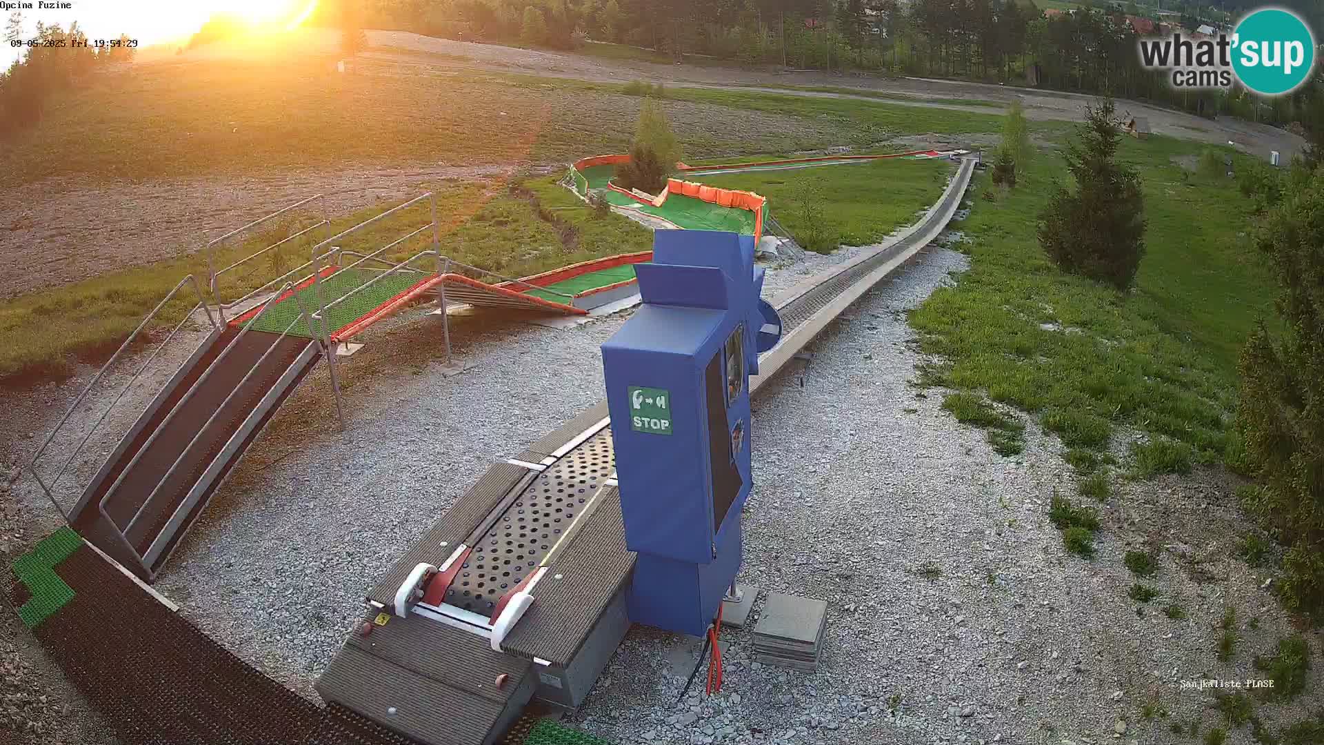 Live webcam Pista da slittino Fužine – Croazia