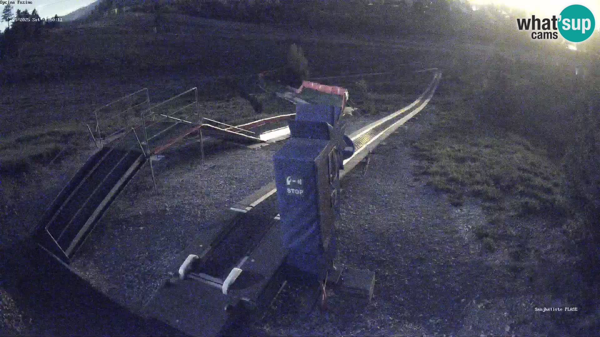 Live webcam Fužine toboggan run – Croatia