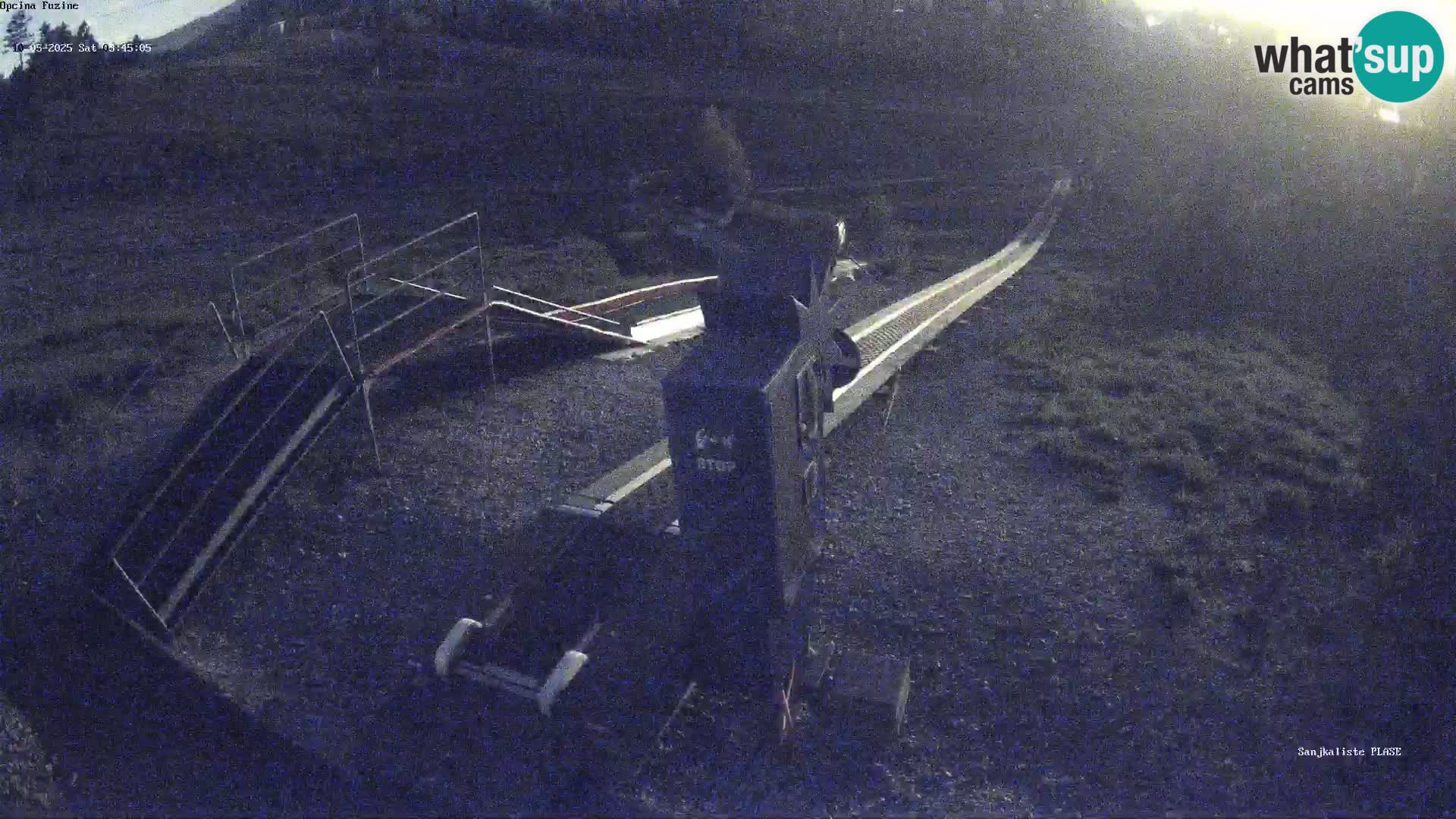 Webcam en direct Piste de luge de Fužine – Croatie