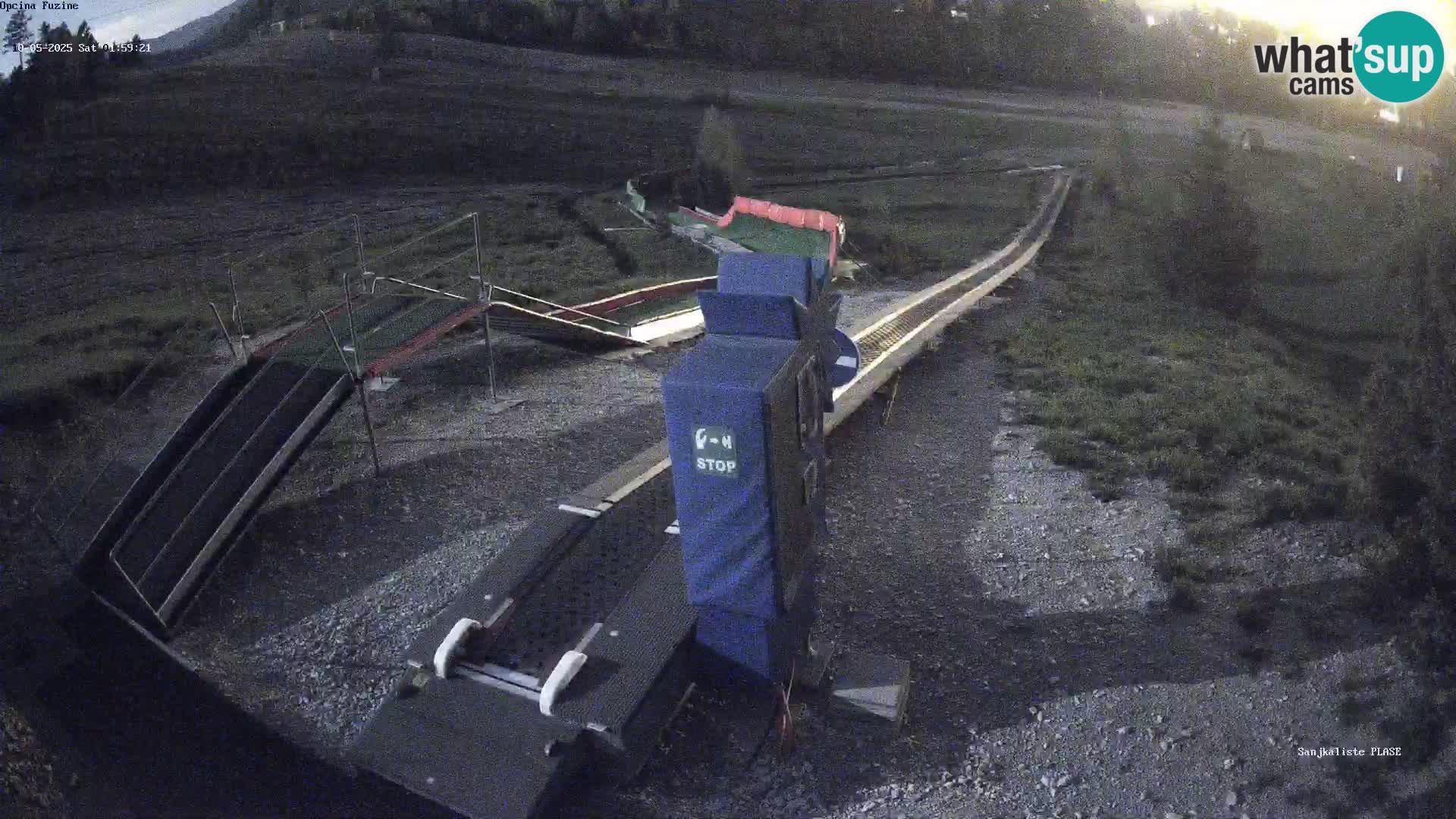 Live webcam Pista da slittino Fužine – Croazia