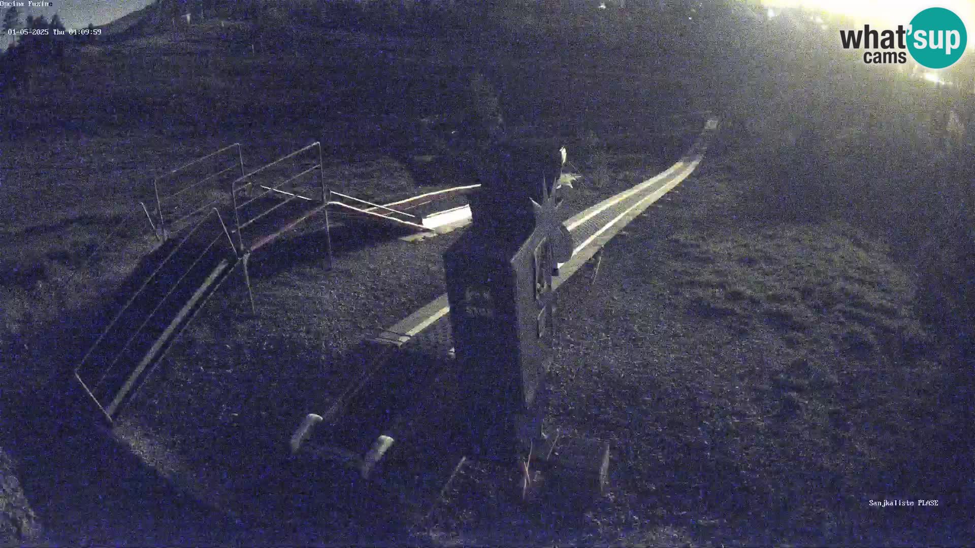 Webcam en direct Piste de luge de Fužine – Croatie