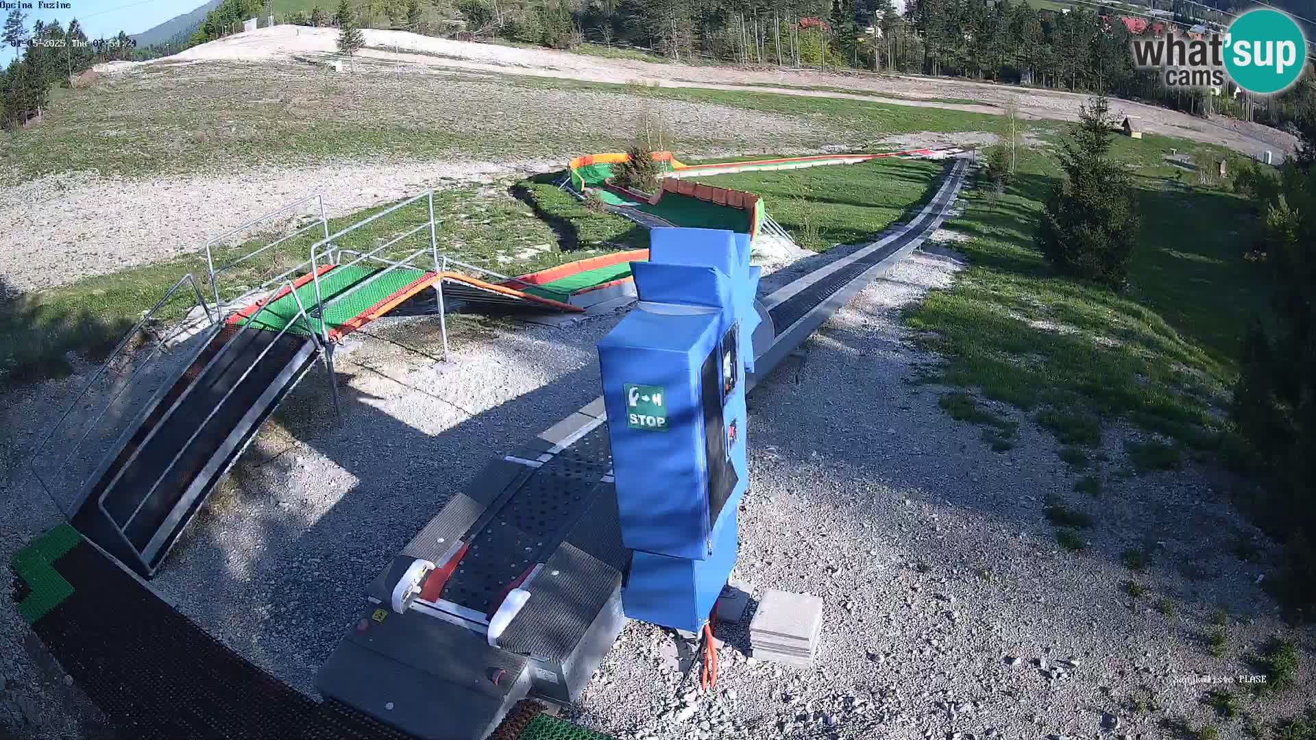Live webcam Fužine toboggan run – Croatia