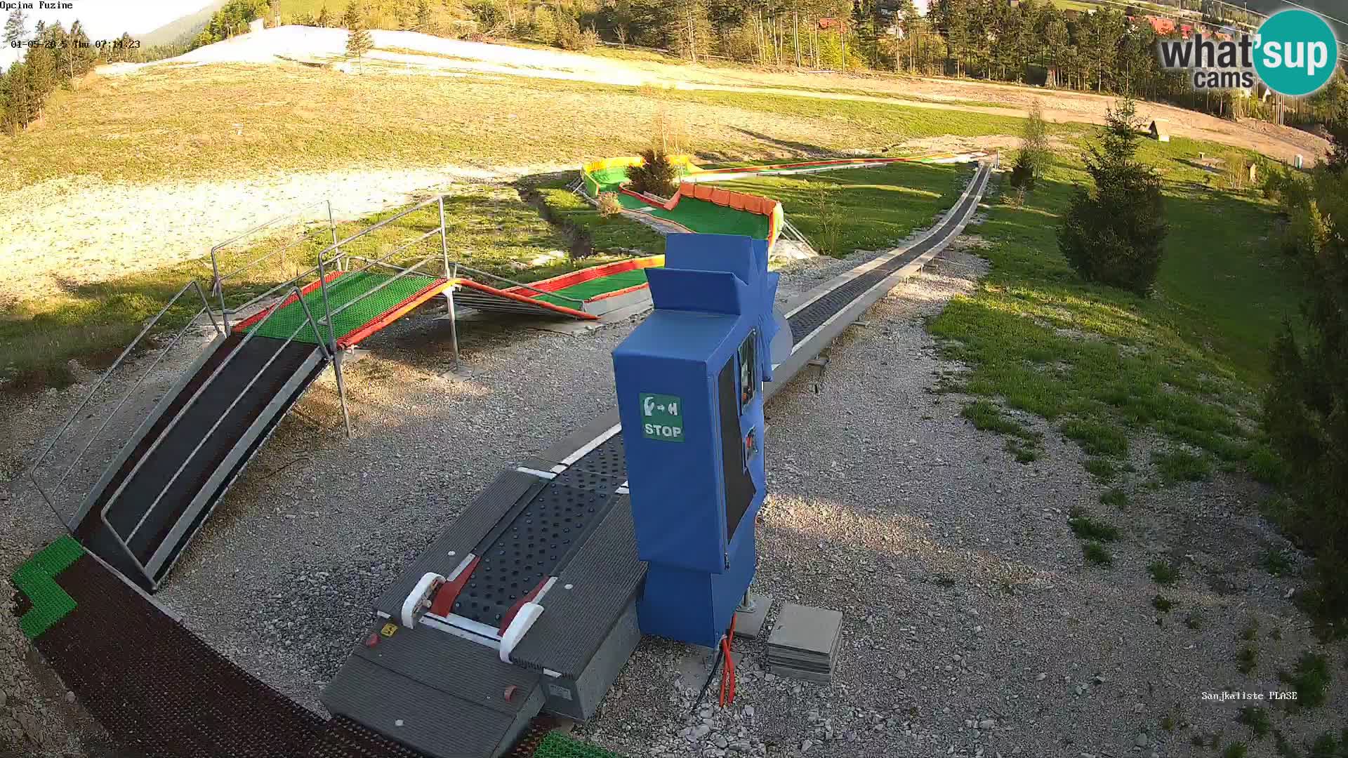 Webcam en direct Piste de luge de Fužine – Croatie