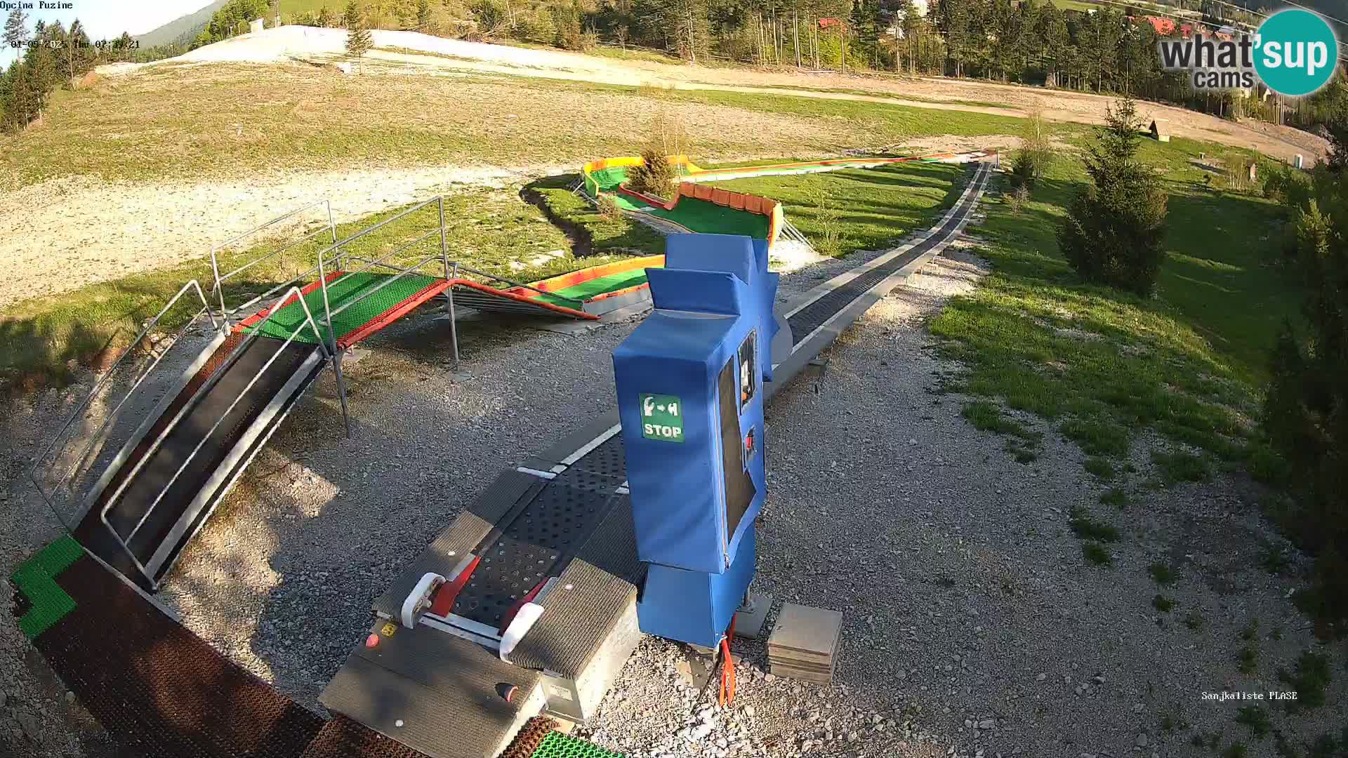 Live webcam Fužine toboggan run – Croatia
