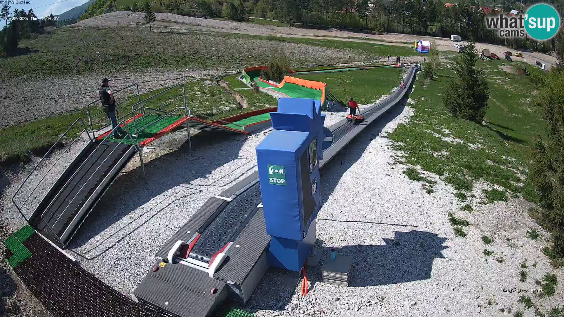 Live webcam Pista da slittino Fužine – Croazia