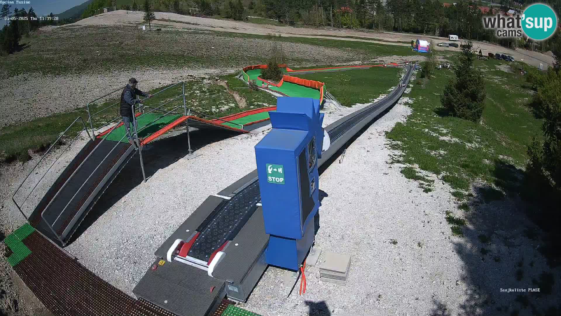 Live webcam Fužine toboggan run – Croatia