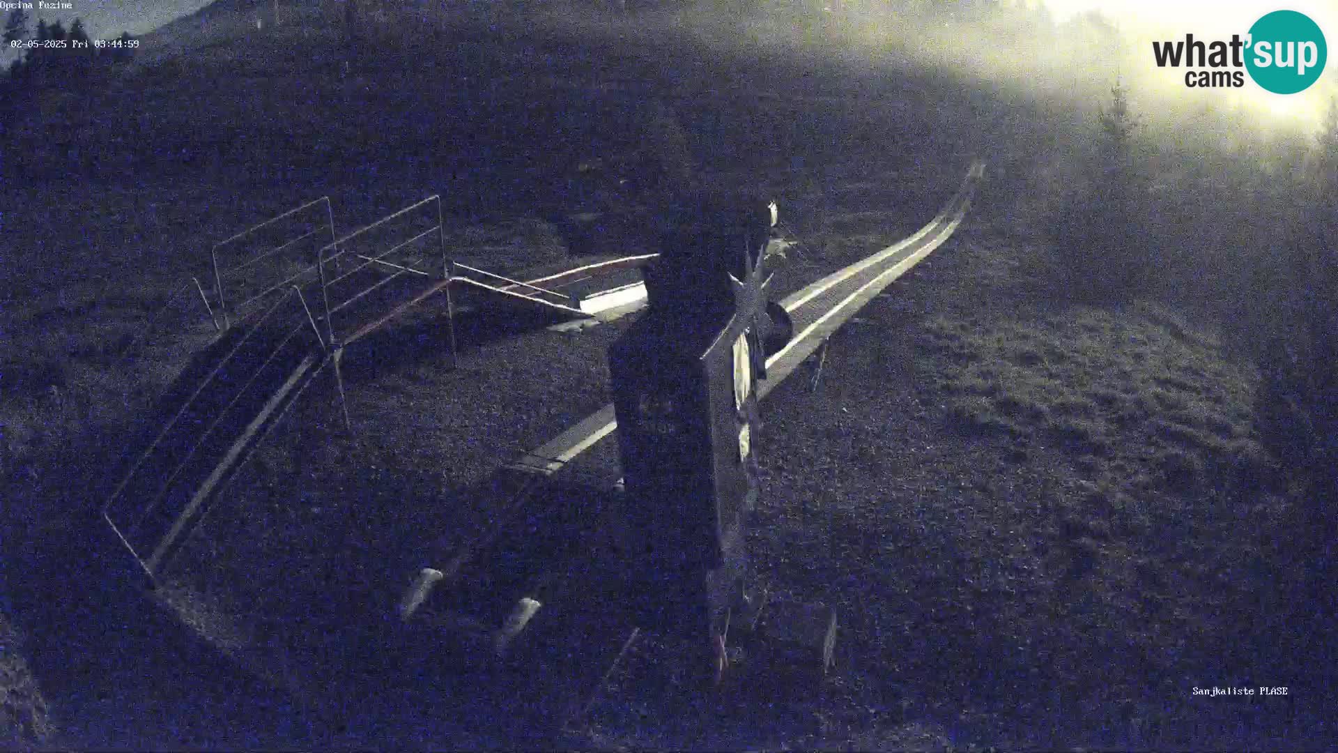 Live webcam Fužine toboggan run – Croatia