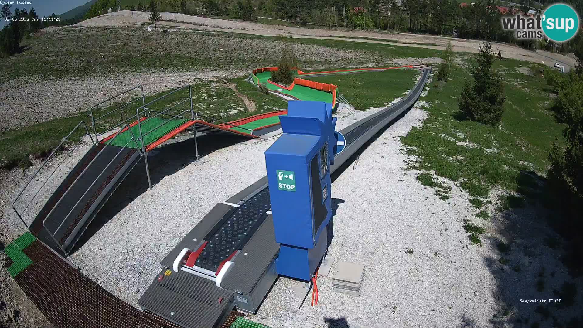 Spletna kamera v živo Sankališče Fužine – Hrvaška
