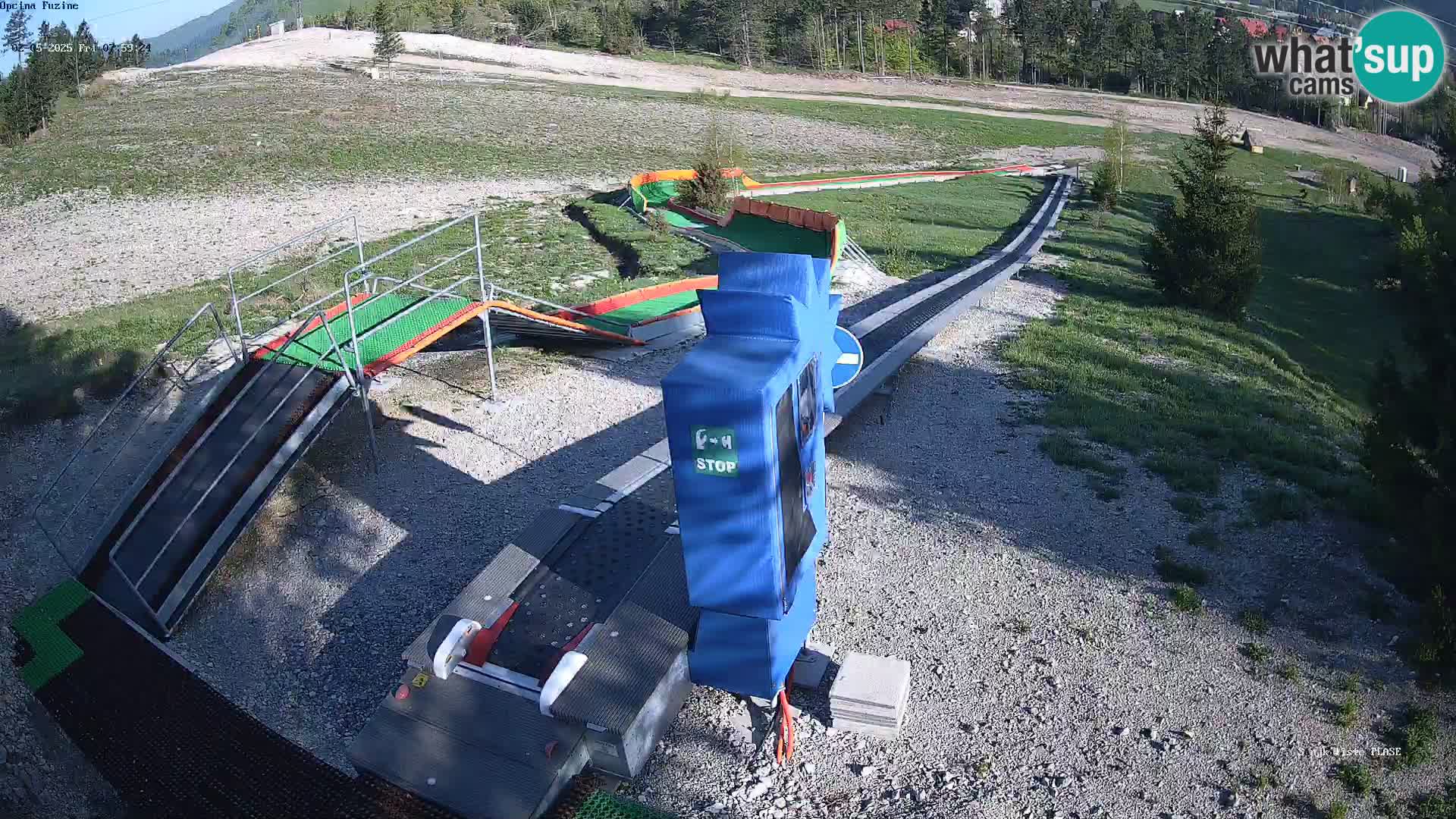 Webcam en direct Piste de luge de Fužine – Croatie