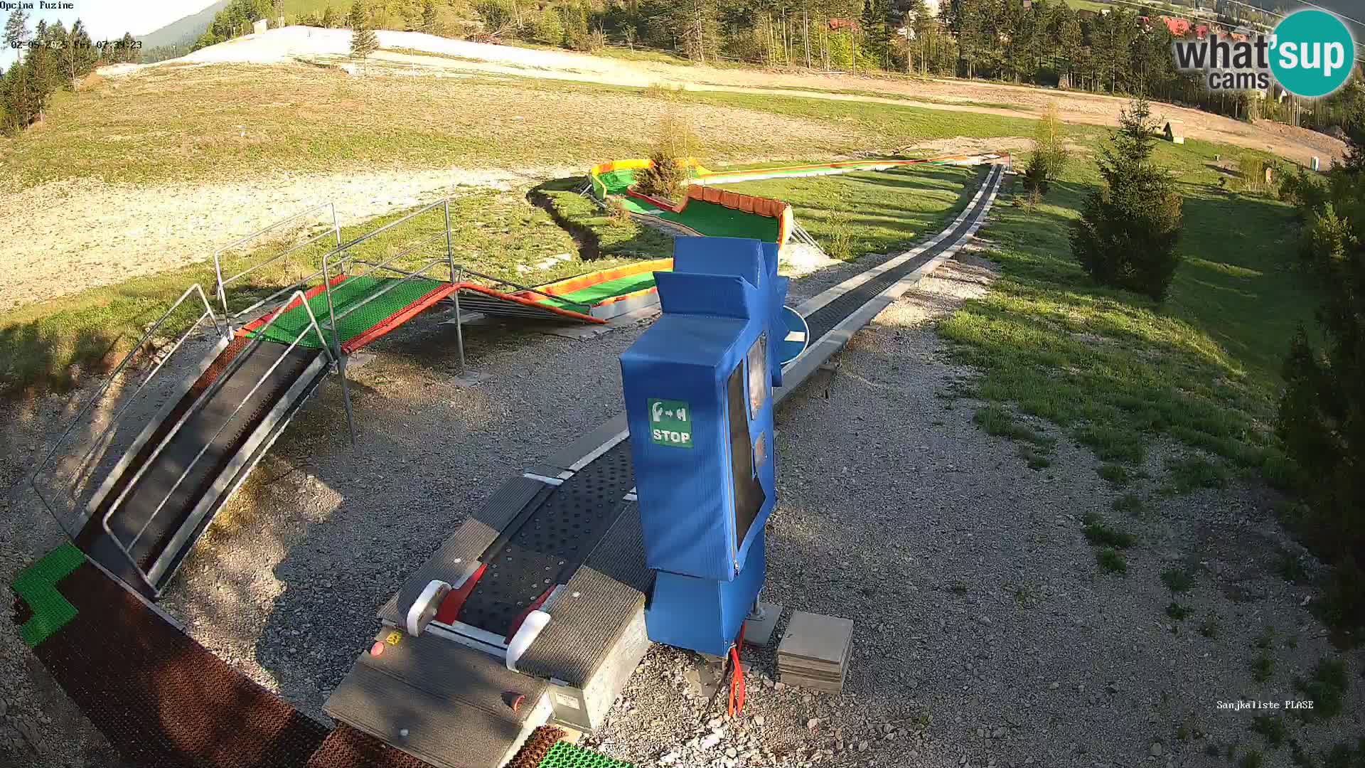 Webcam en direct Piste de luge de Fužine – Croatie