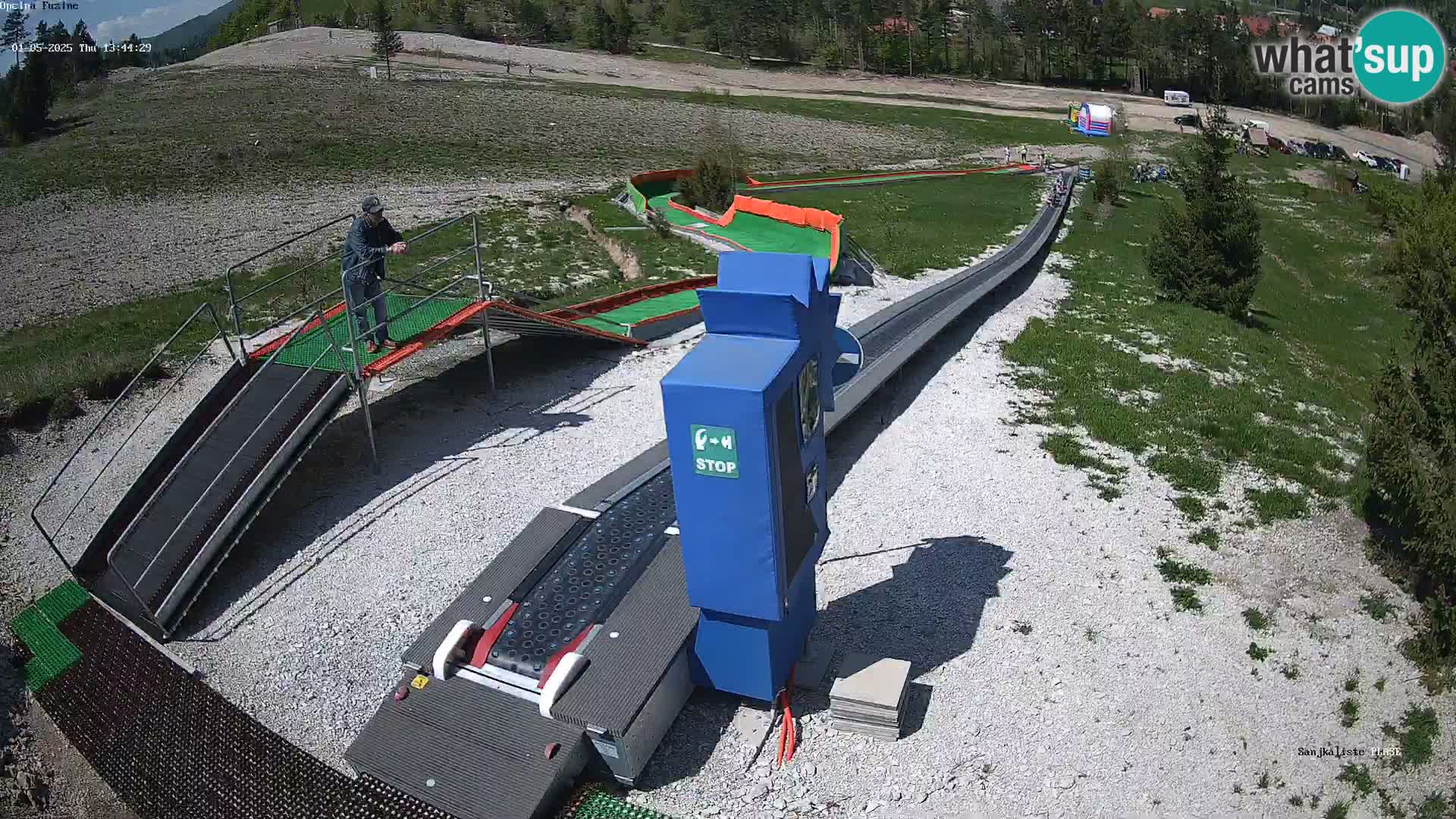 Spletna kamera v živo Sankališče Fužine – Hrvaška