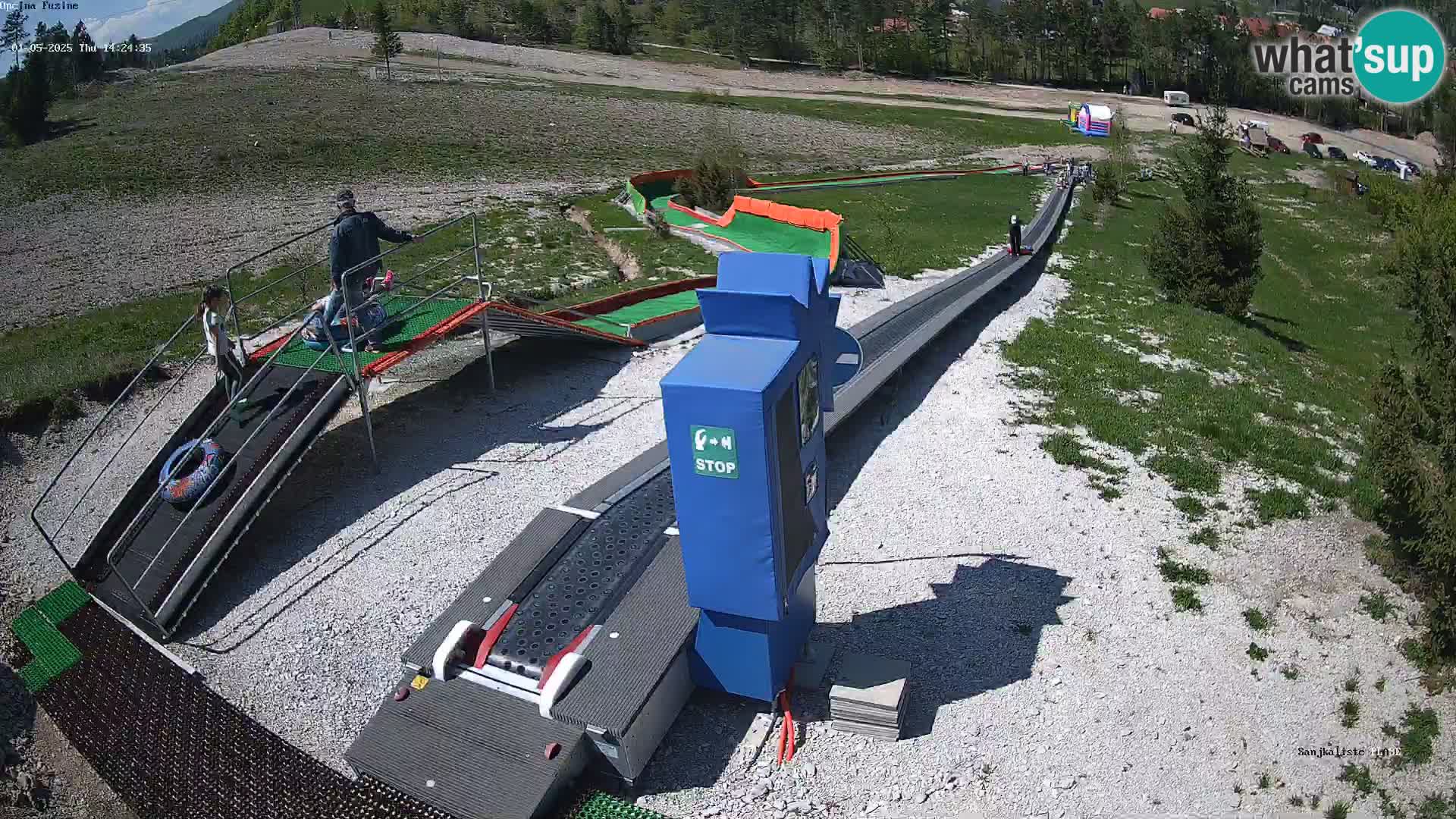 Live webcam Fužine toboggan run – Croatia