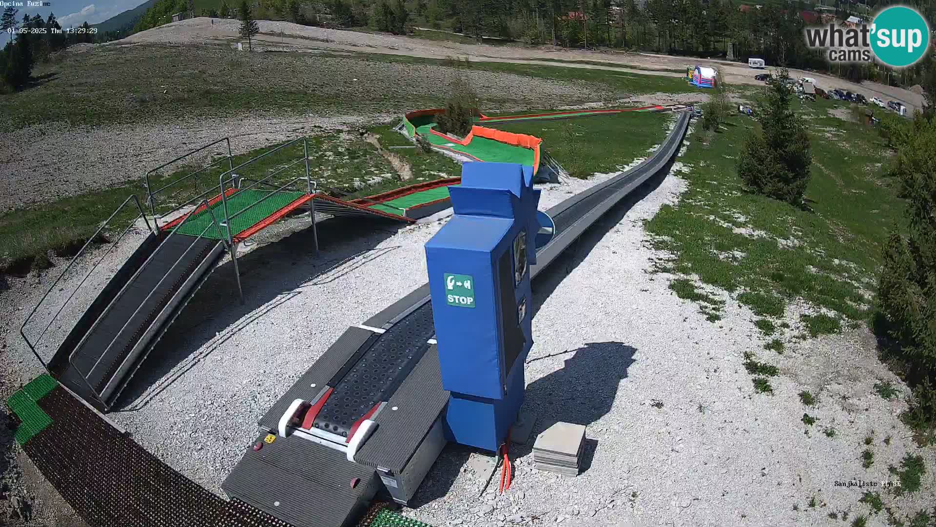 Webcam en direct Piste de luge de Fužine – Croatie