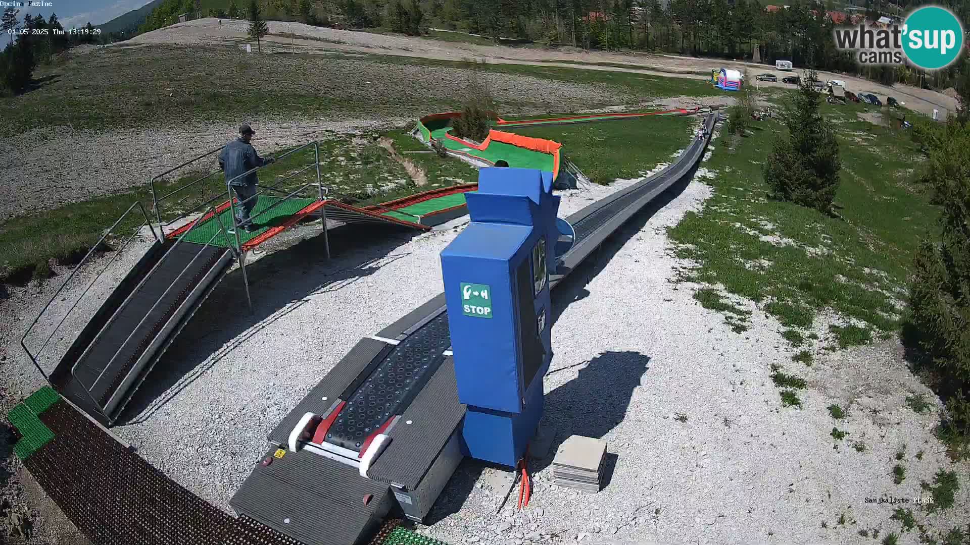 Webcam en direct Piste de luge de Fužine – Croatie