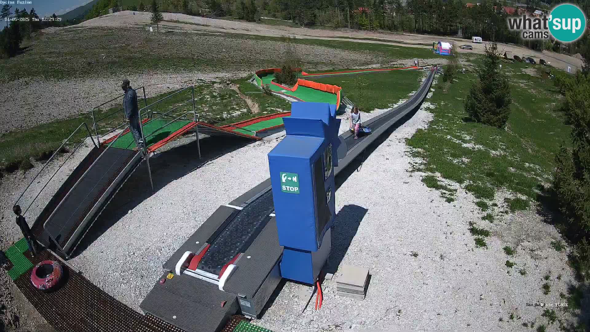 Webcam en direct Piste de luge de Fužine – Croatie