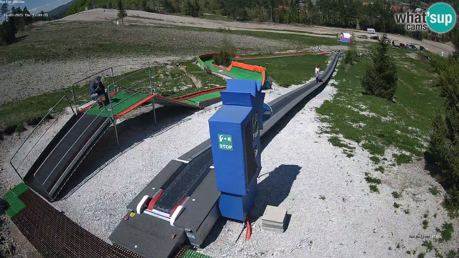 Live webcam Pista da slittino Fužine – Croazia