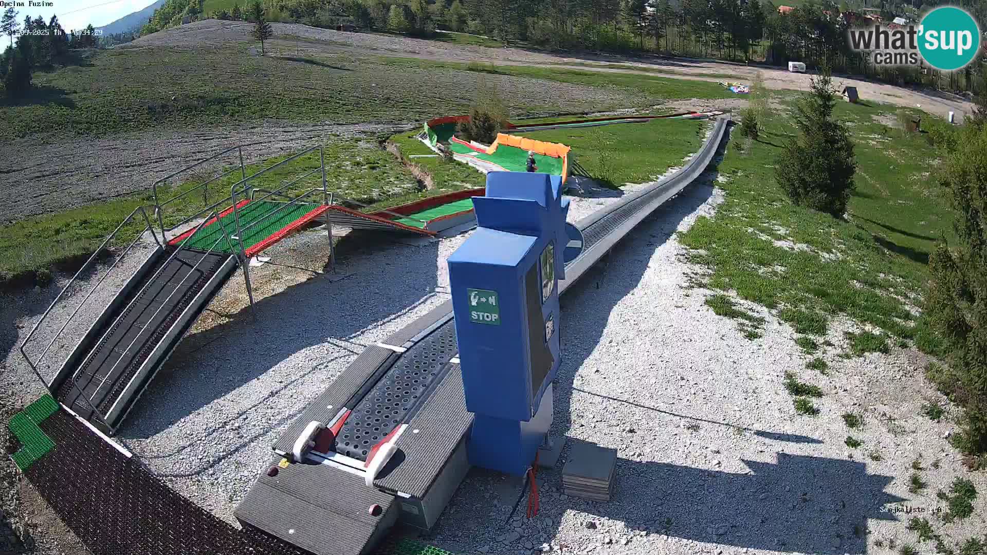 Live webcam Pista da slittino Fužine – Croazia