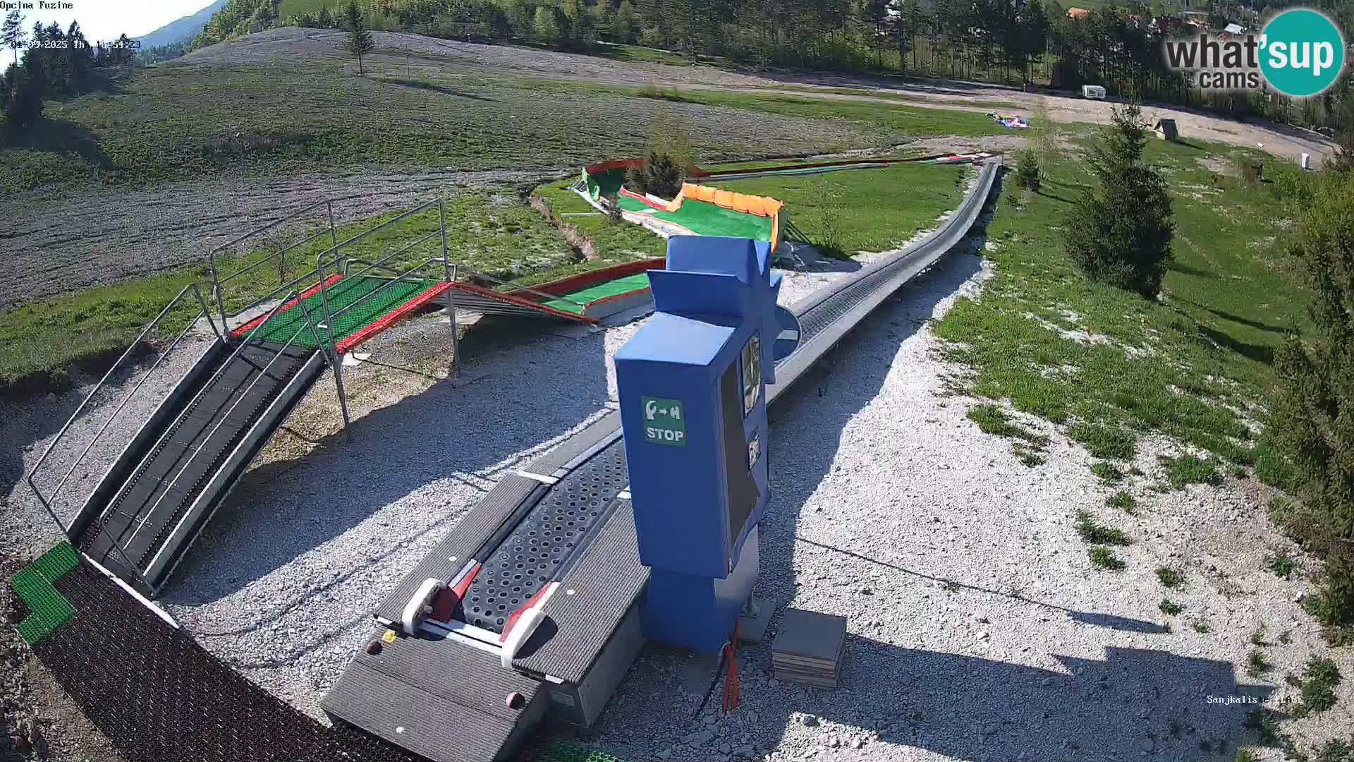 Webcam en direct Piste de luge de Fužine – Croatie