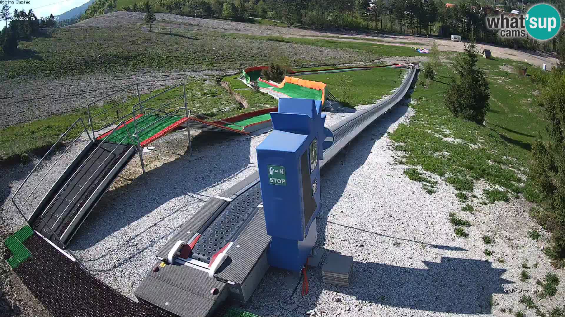 Live webcam Pista da slittino Fužine – Croazia