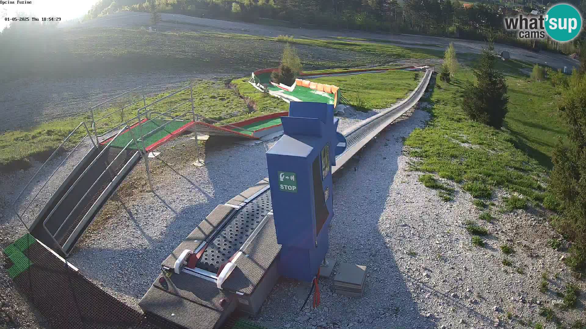 Webcam en direct Piste de luge de Fužine – Croatie