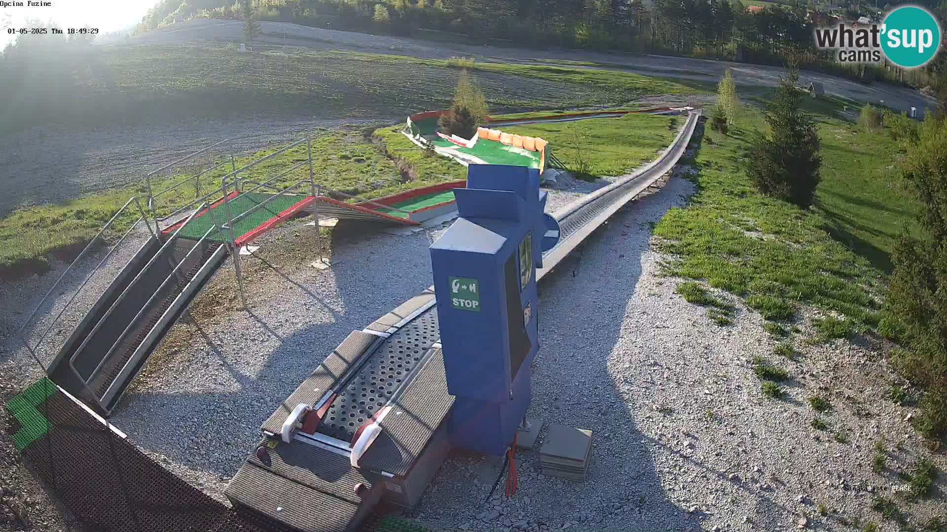 Webcam en vivo Pista de trineo Fužine – Croacia