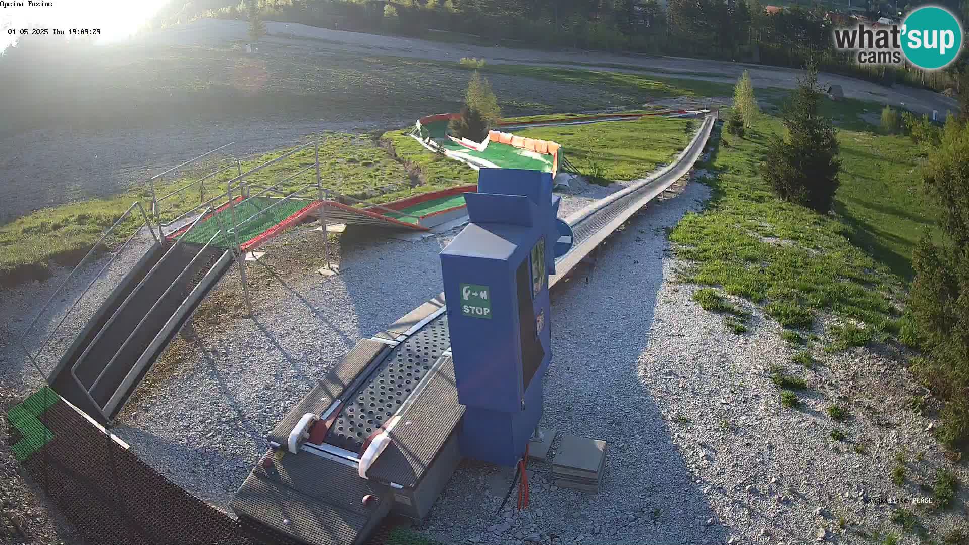 Spletna kamera v živo Sankališče Fužine – Hrvaška