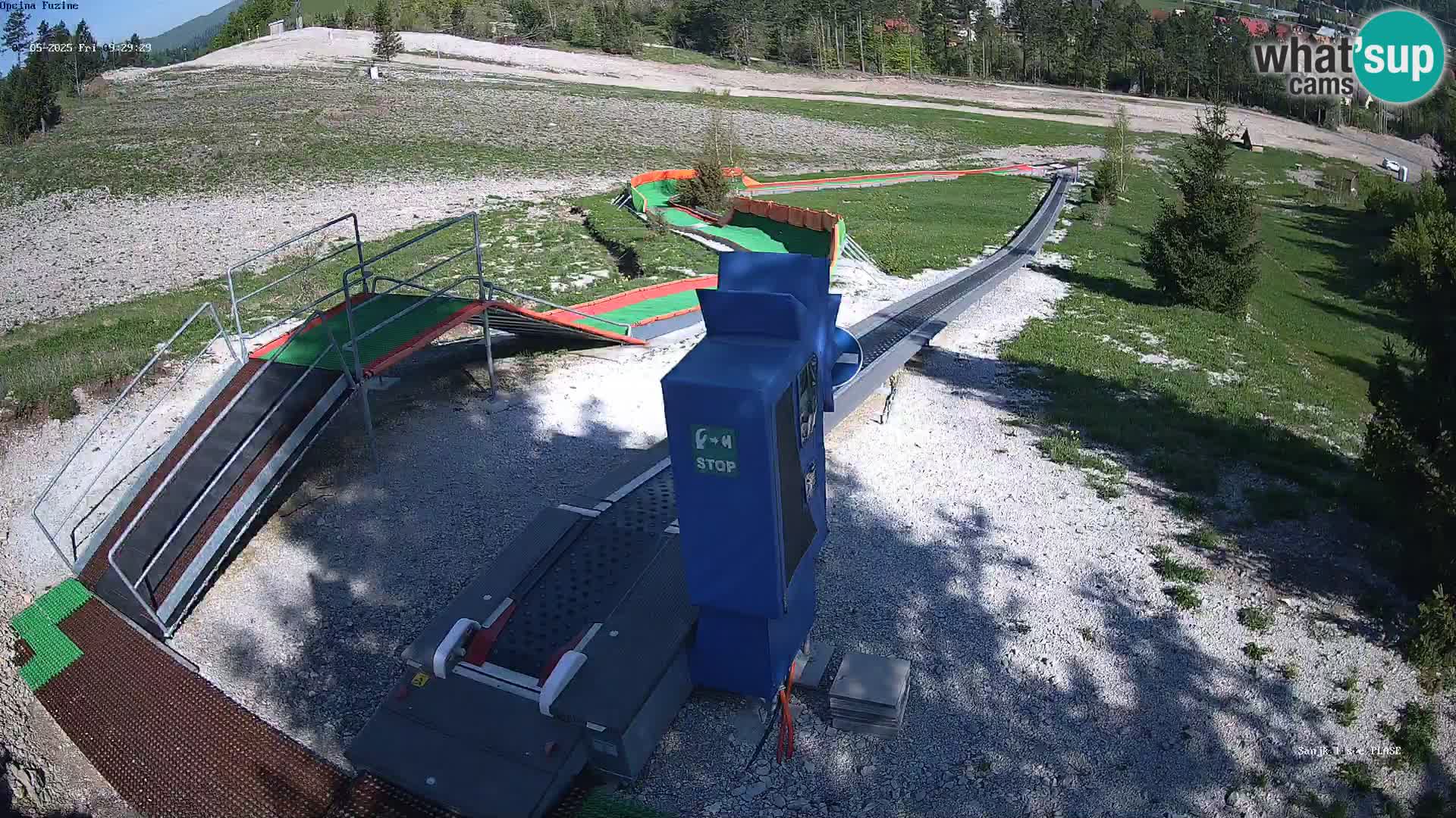 Webcam en vivo Pista de trineo Fužine – Croacia