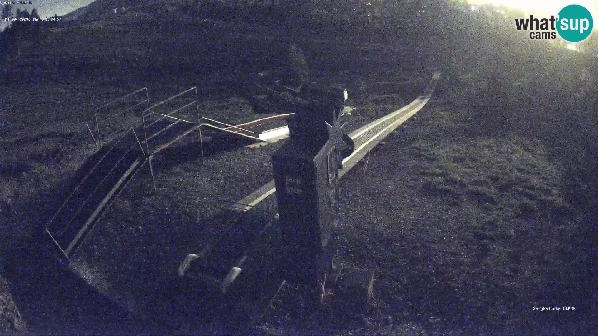 Live webcam Pista da slittino Fužine – Croazia